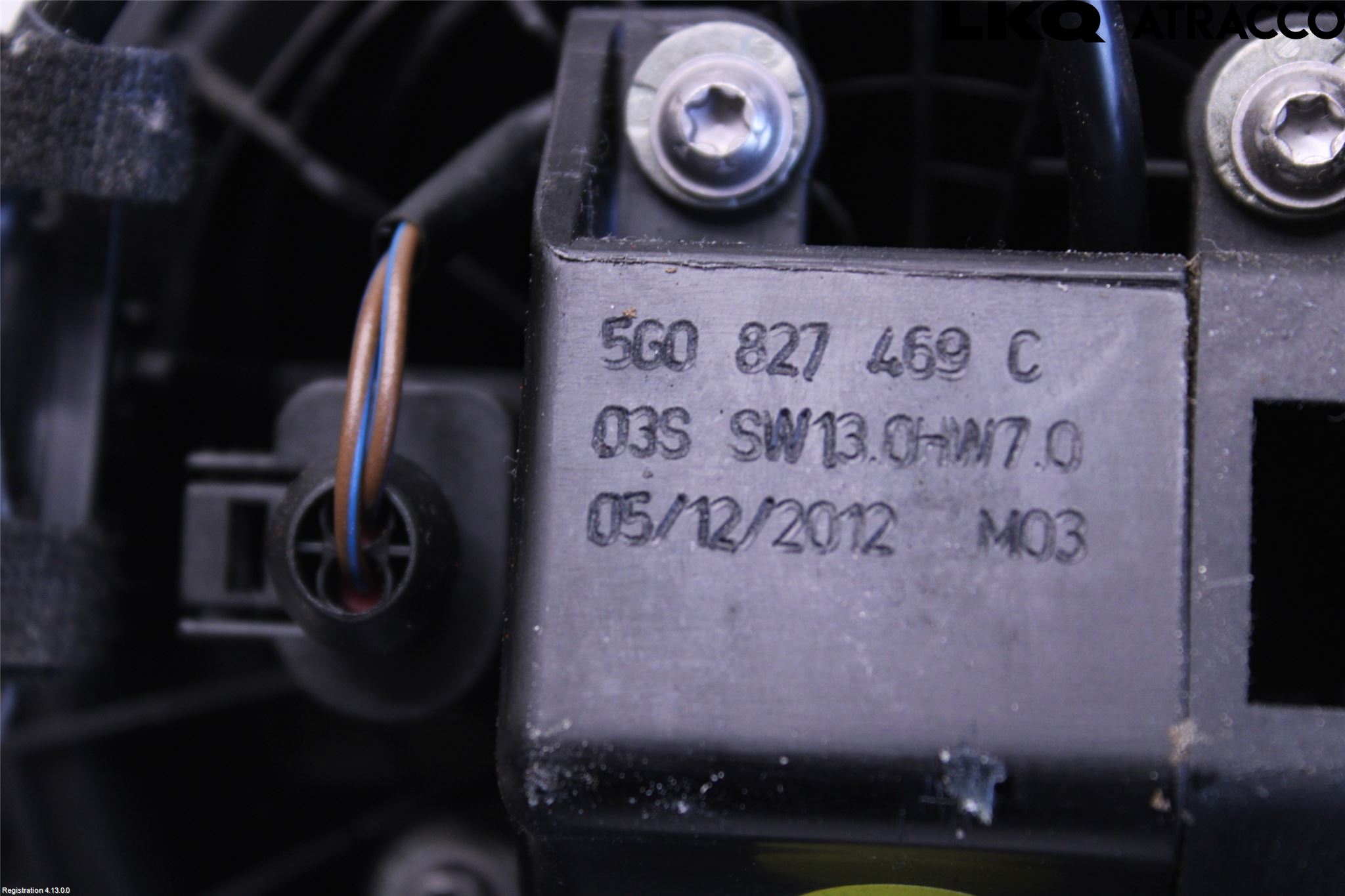 Volkswagen VW GOLF / E-GOLF VII 13-20 Bakluckehandtag
