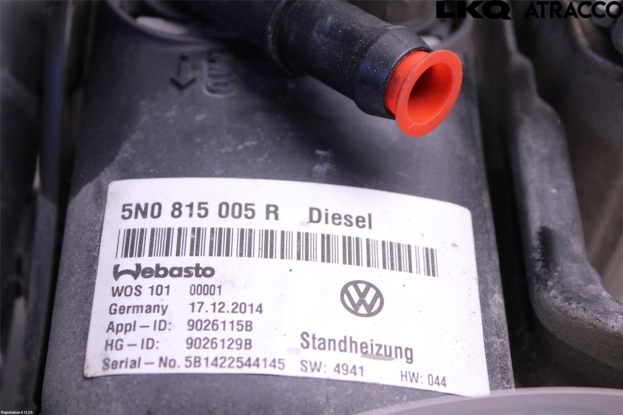 Volkswagen VW TIGUAN 07-16 Dieselvärmare