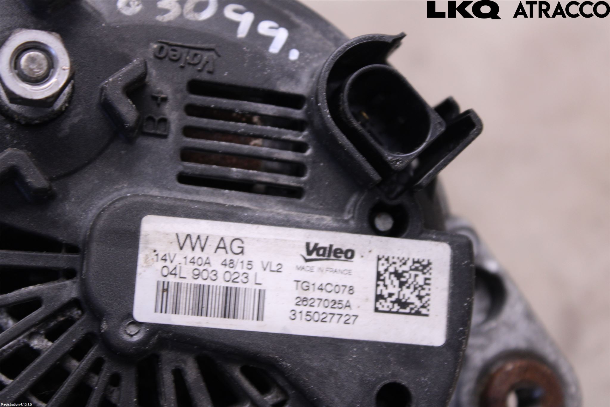Volkswagen VW GOLF / E-GOLF VII 13-20 Generator