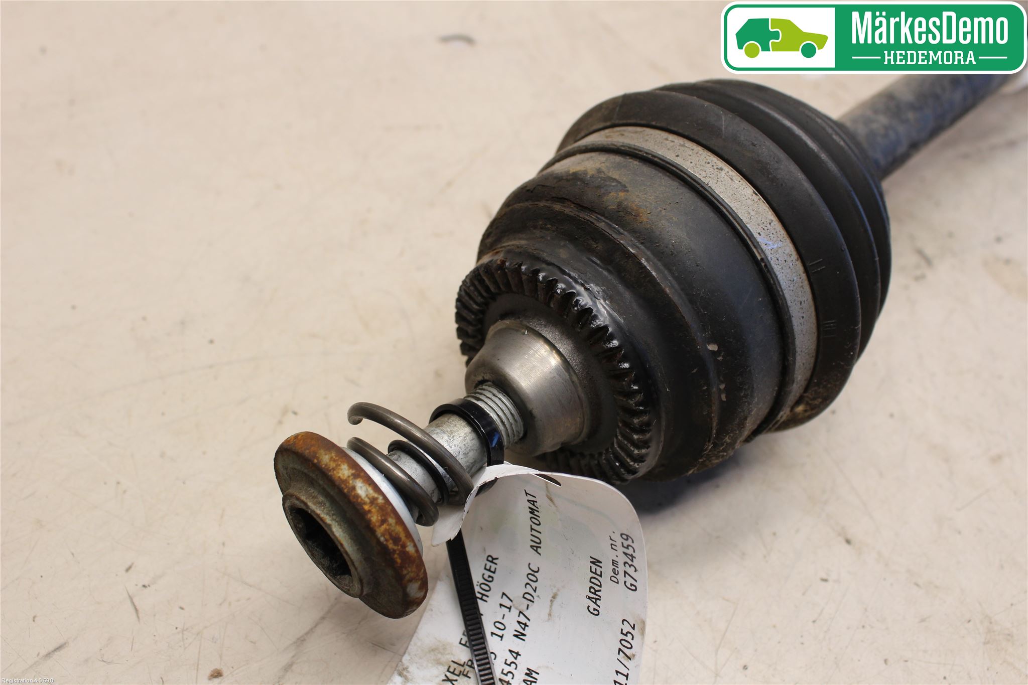 BMW X3 F25 10-17 Drivaxel Fram Höger