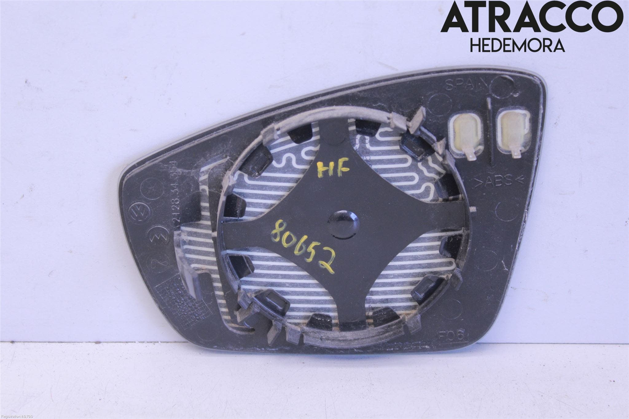 Volkswagen VW POLO 10-17 Spegelglas Hö