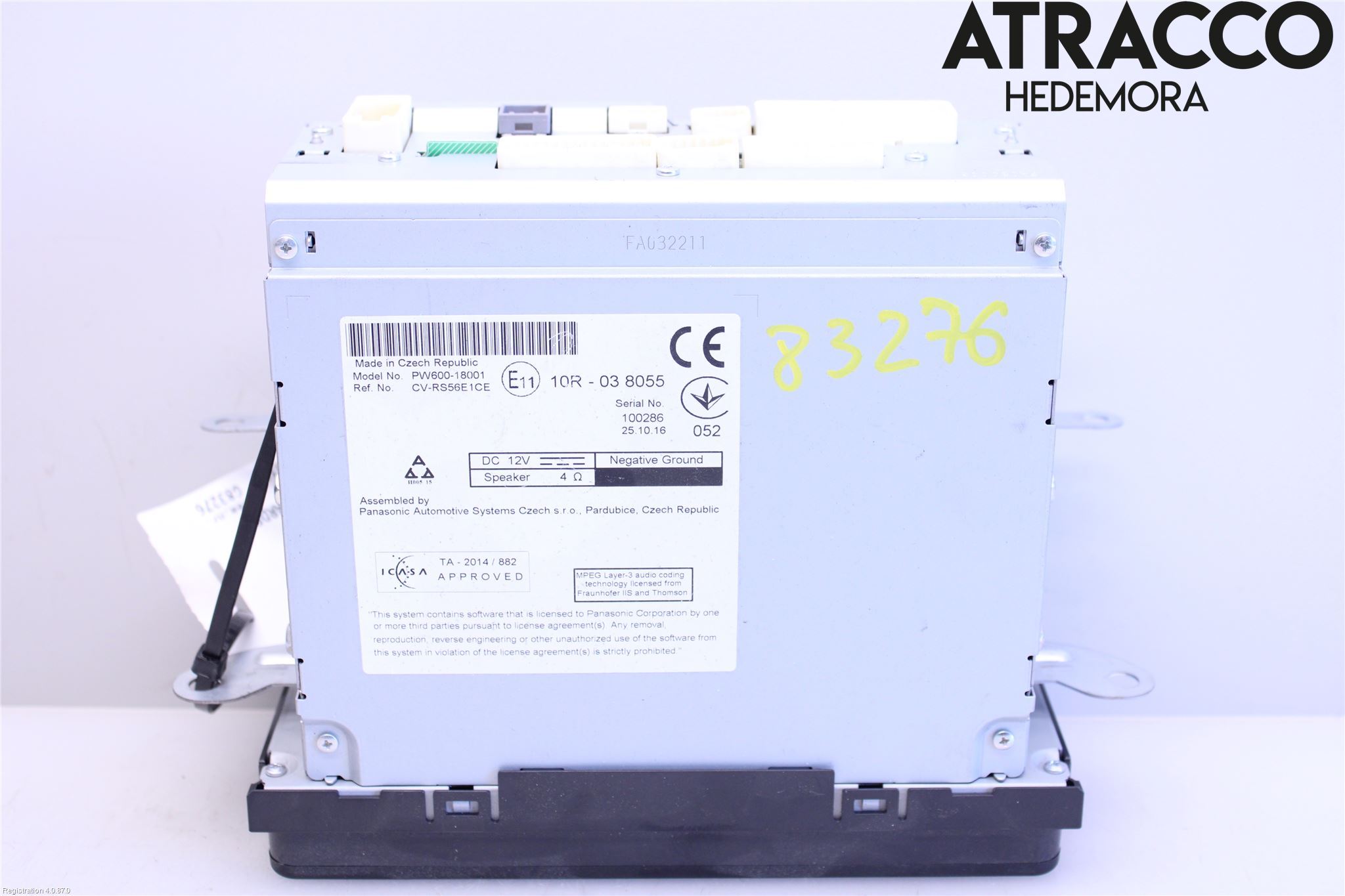 Toyota GT86 12- Cd Radio - Multimediapanel