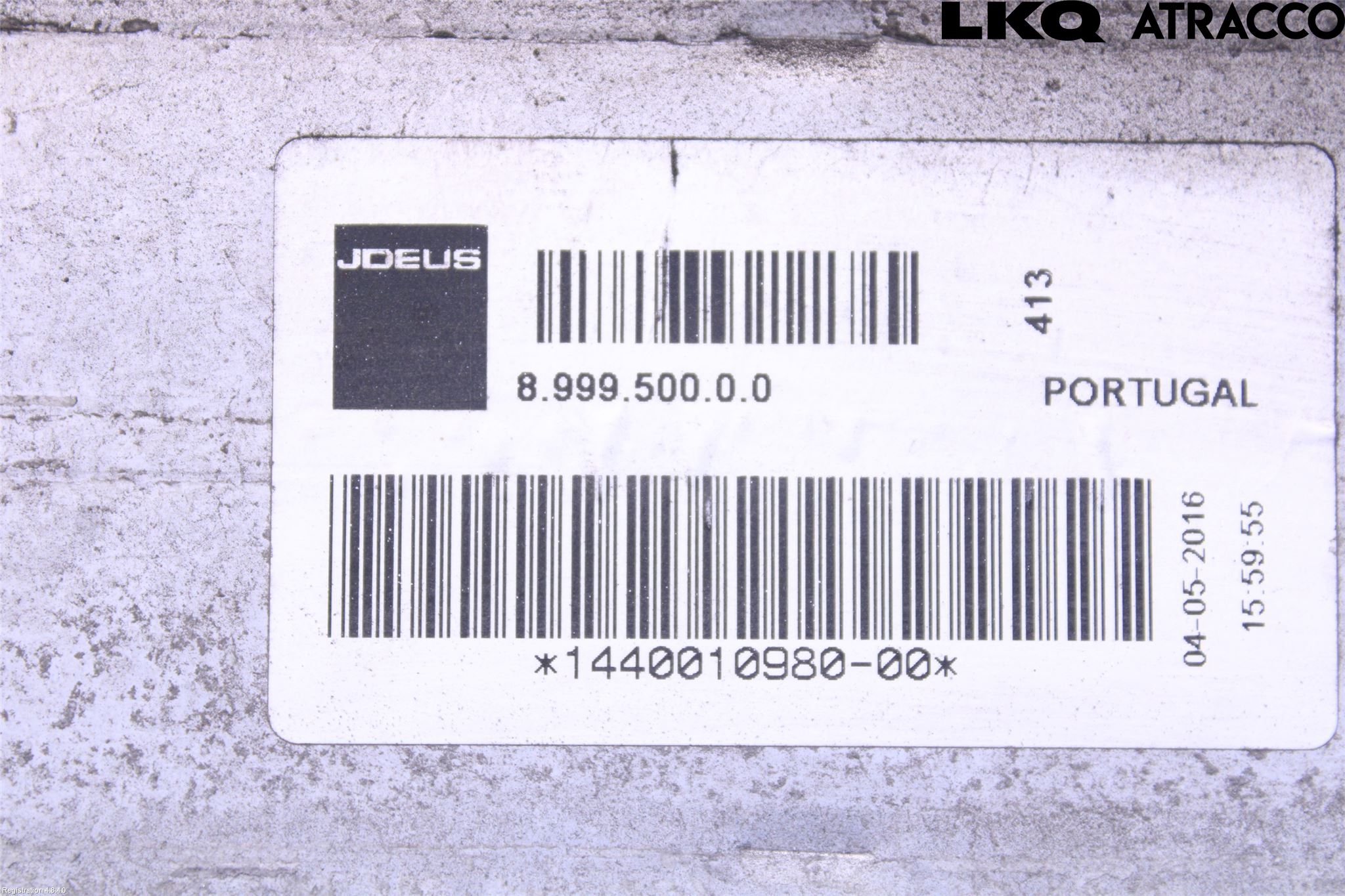 Citroen JUMPY 07-16 Laddluft-Intercooler Kyl