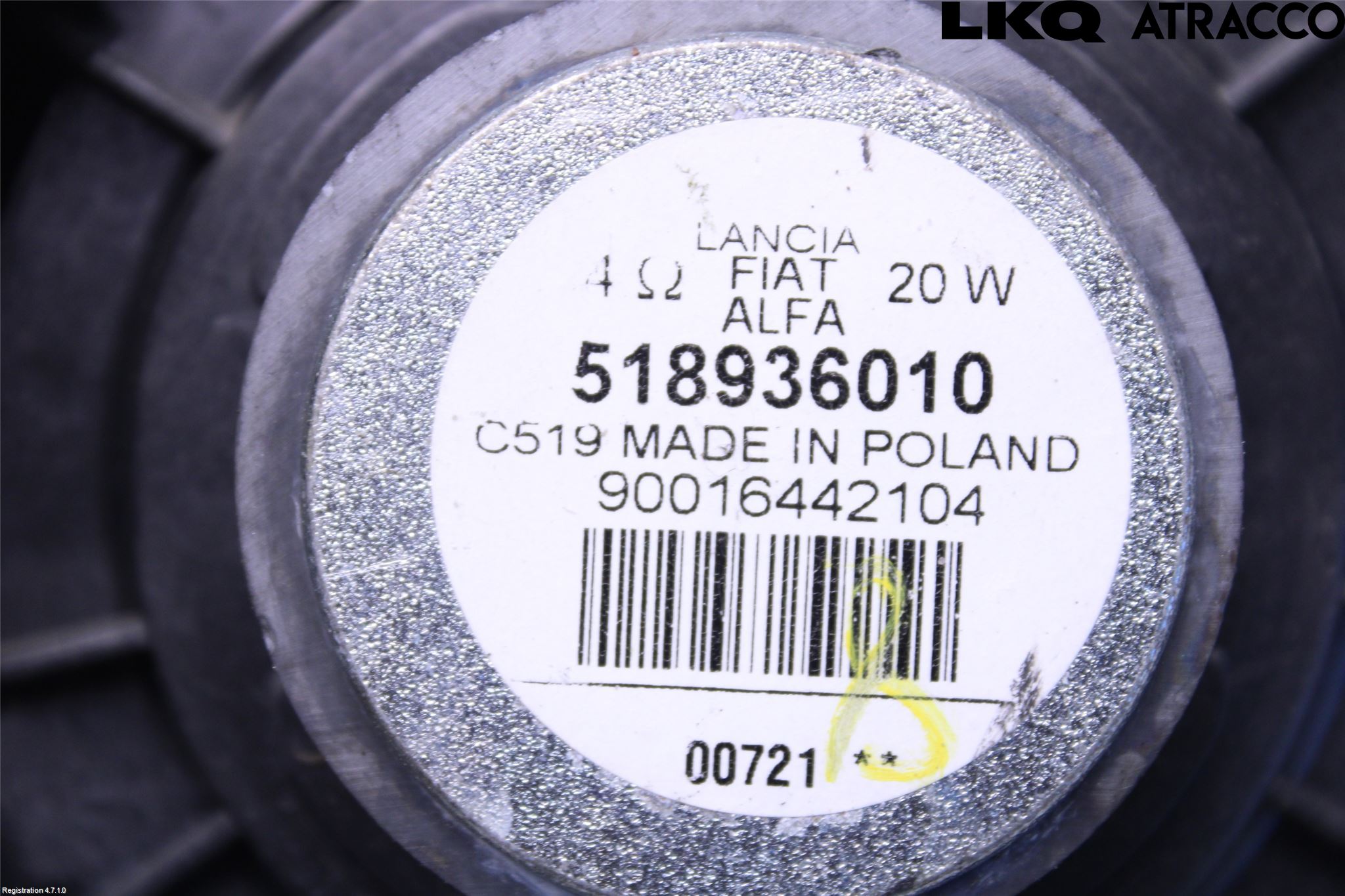 Fiat TIPO/CROSS 16- Högtalare