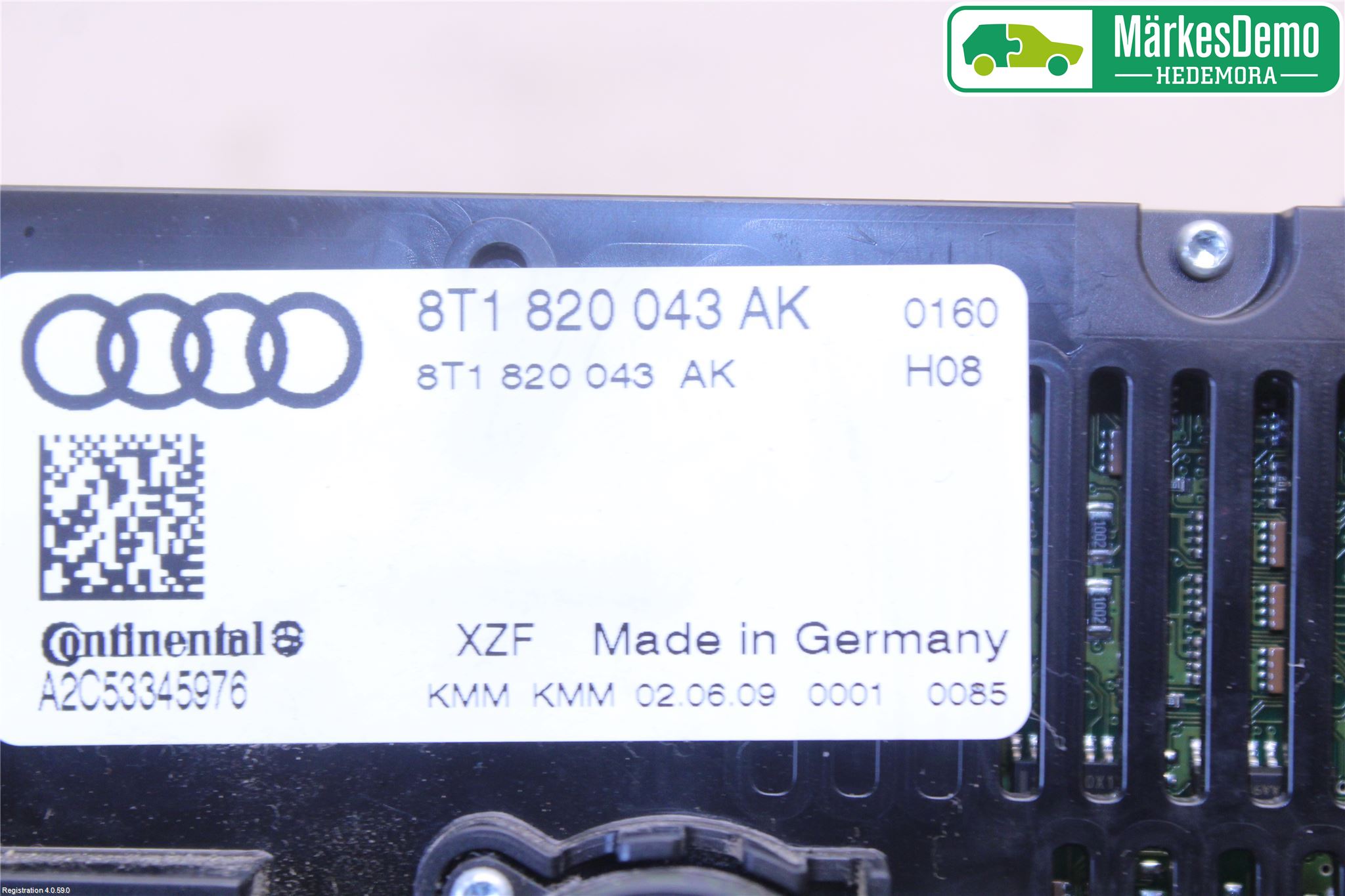 Audi A4/S4 08-11 Ac Styrenhet Ac Manöveren