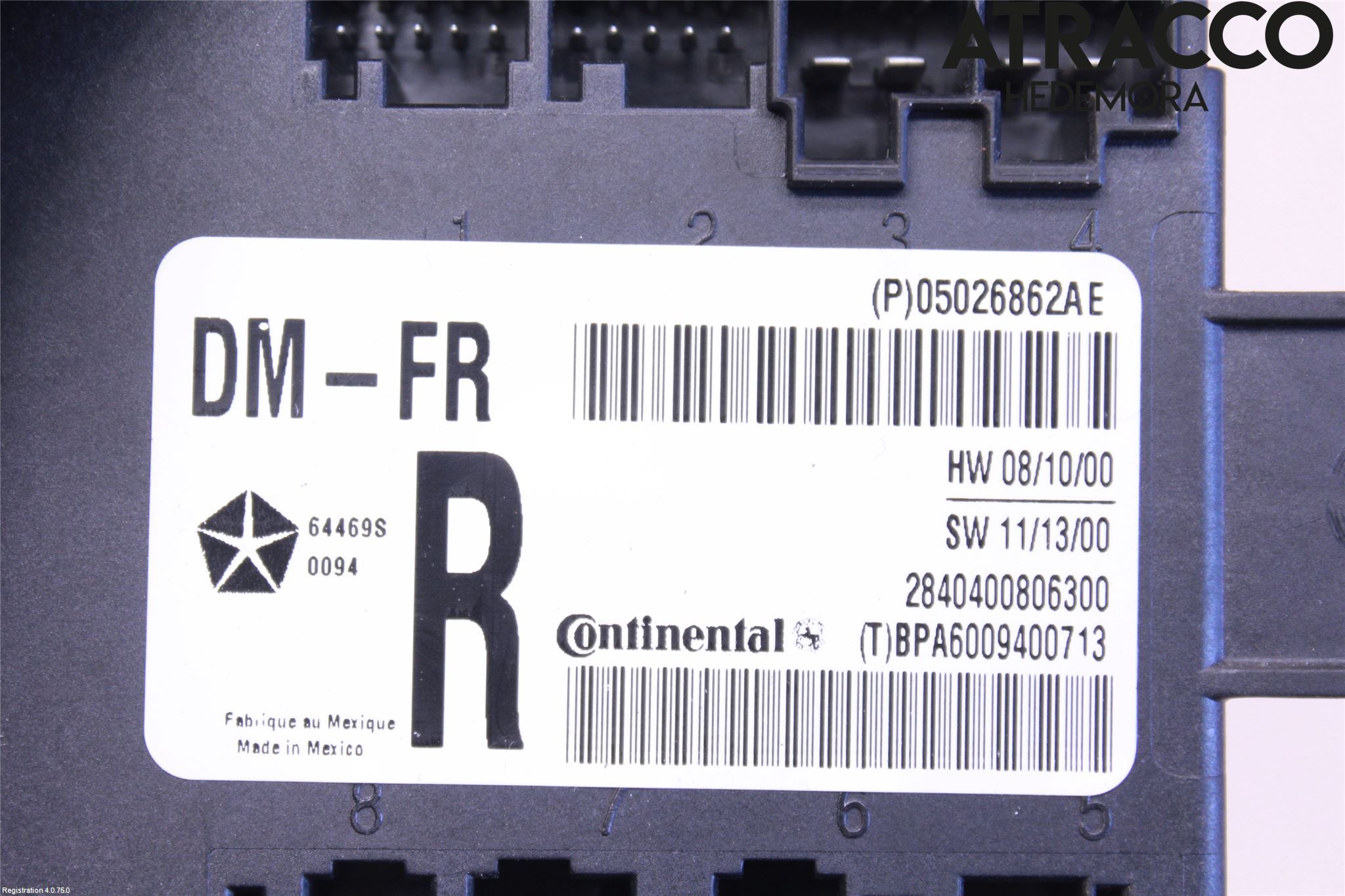 Lancia VOYAGER Styrenhet Dörr