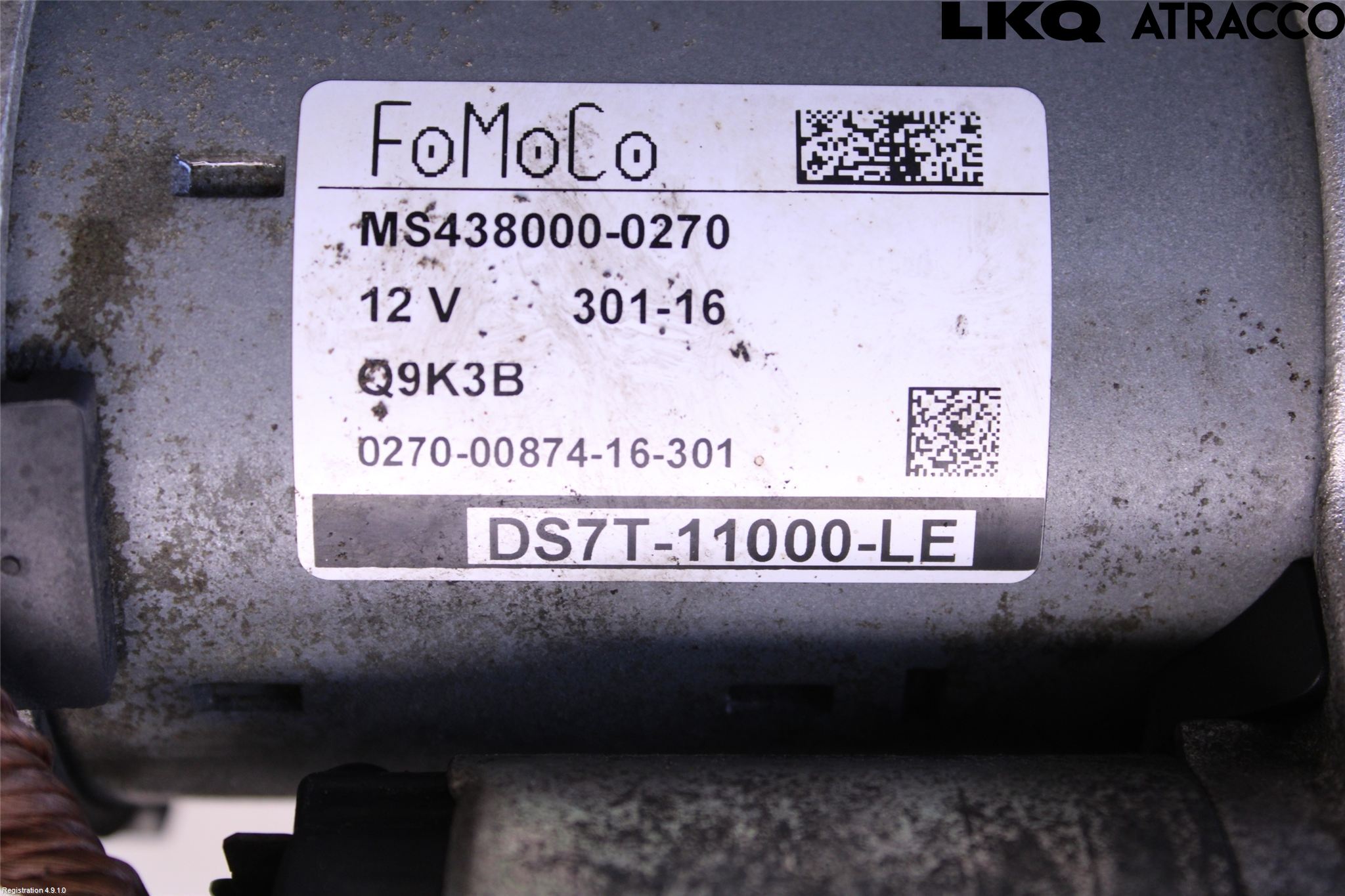 Ford MONDEO 15-22 Startmotor Diesel
