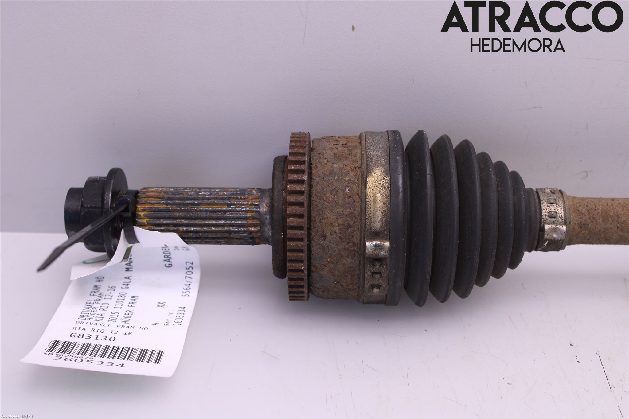Kia RIO 12-16 Drivaxel Fram Höger