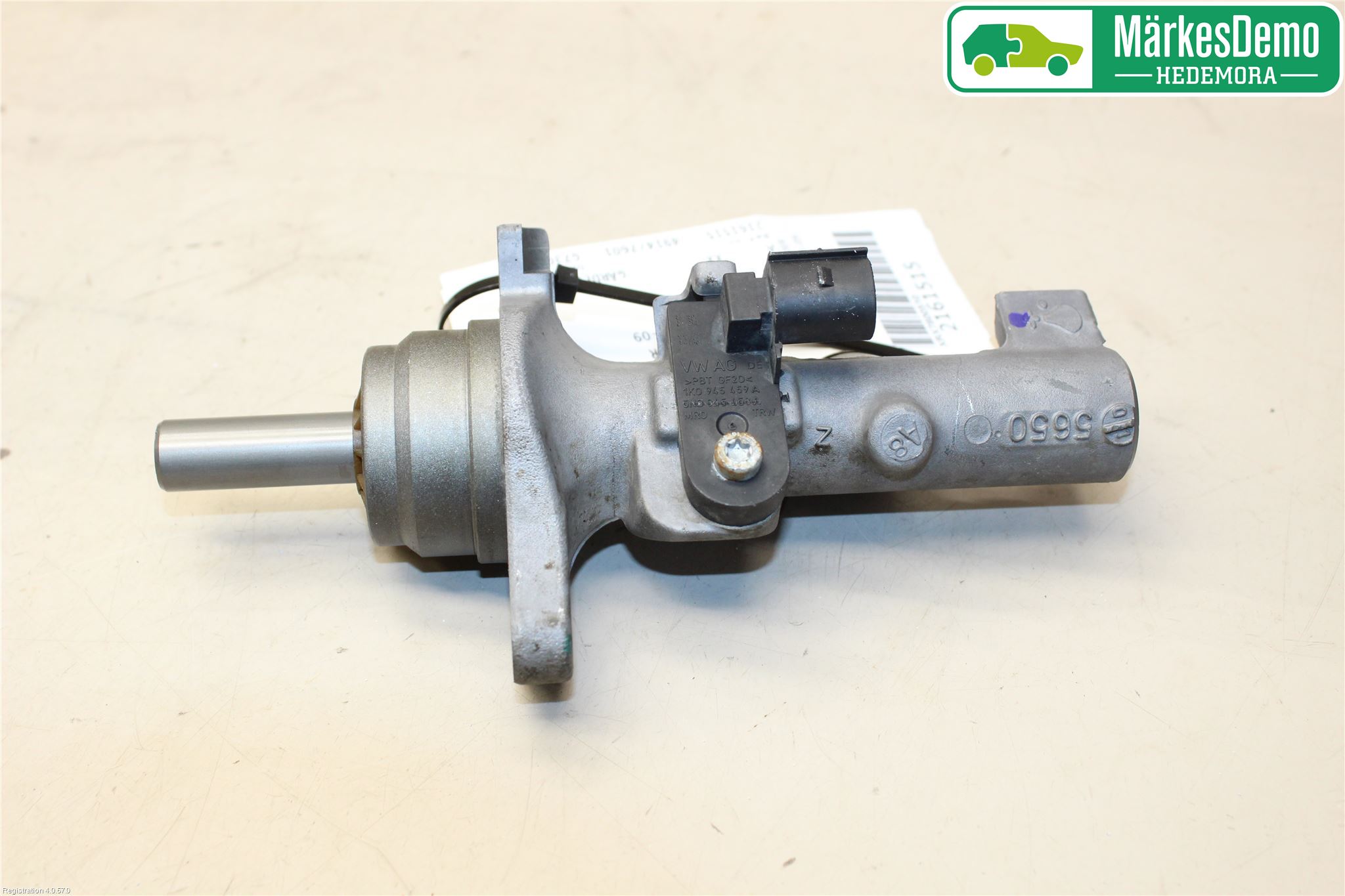 Volkswagen VW GOLF V 04-09 Broms Huvudcylinder