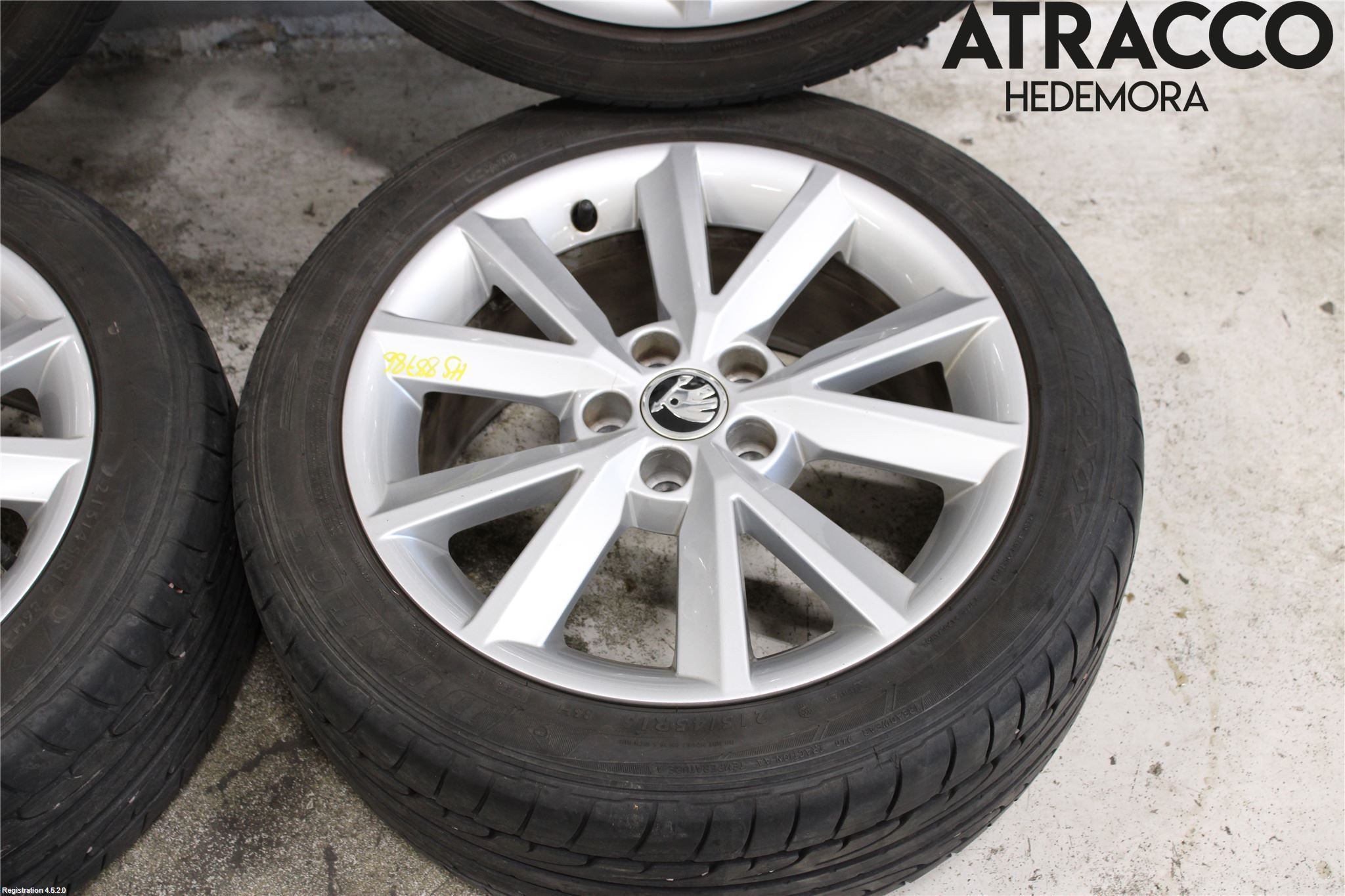 Skoda FABIA 15-21 Sommardäck Alumfälg 4St