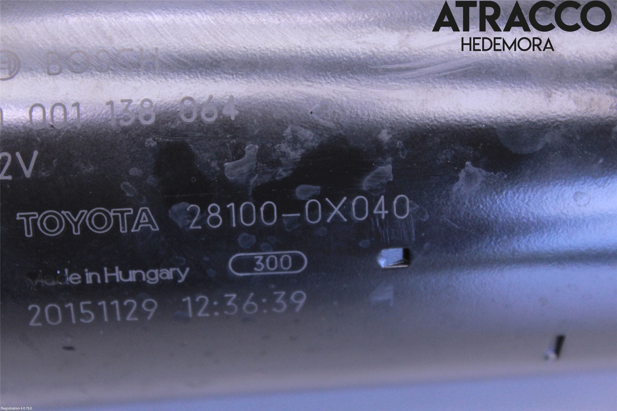 Toyota AVENSIS 16-18 Startmotor Diesel