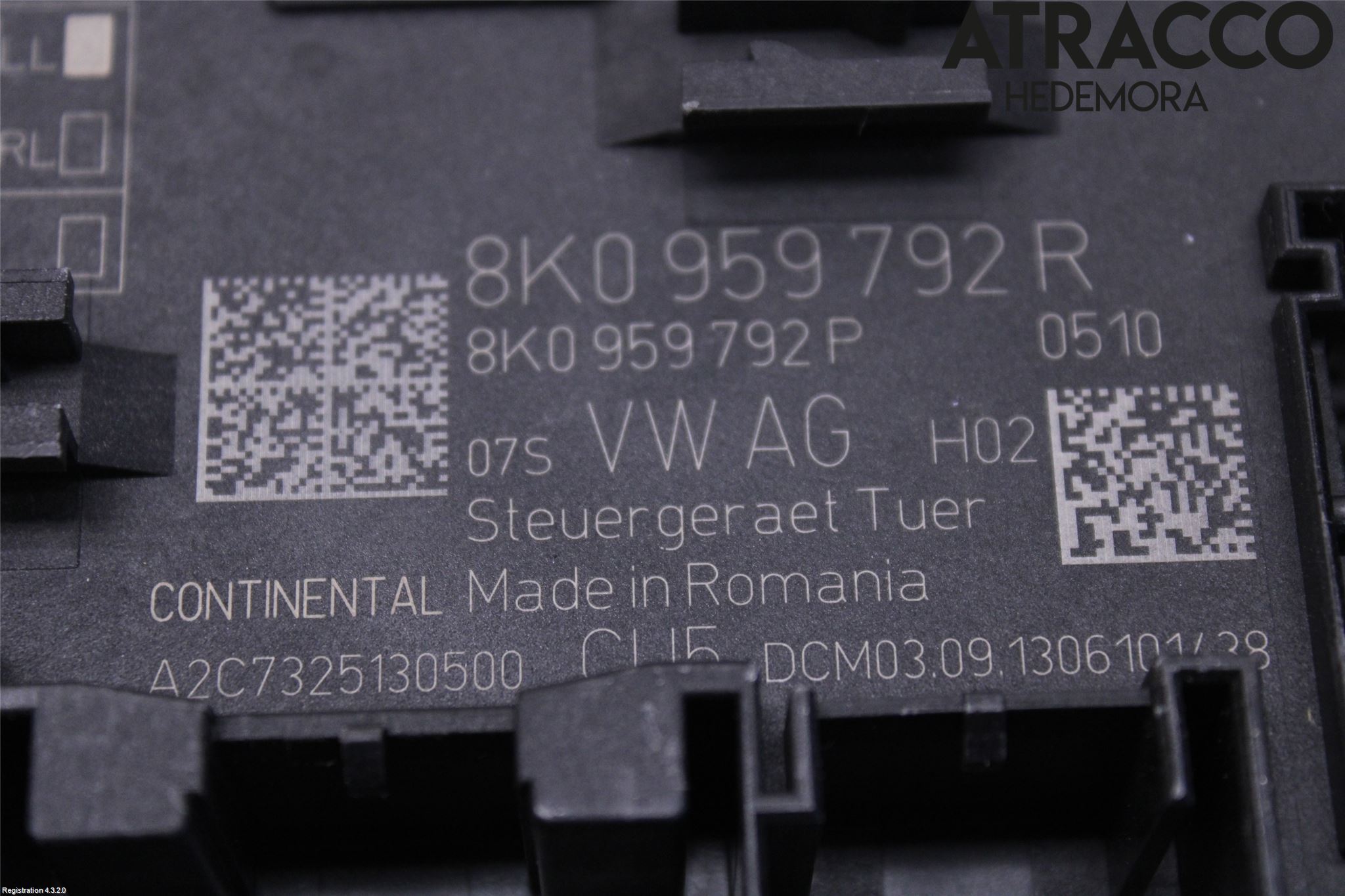 Audi A4 12-15 Styrenhet Dörr