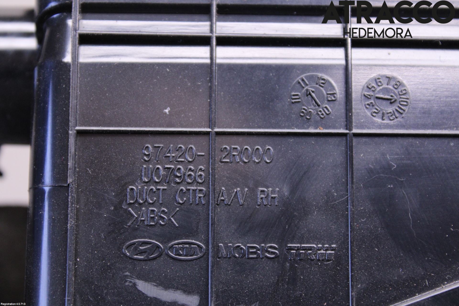 Hyundai i30 FD 07-12 Defrosterkanal-Munstycke