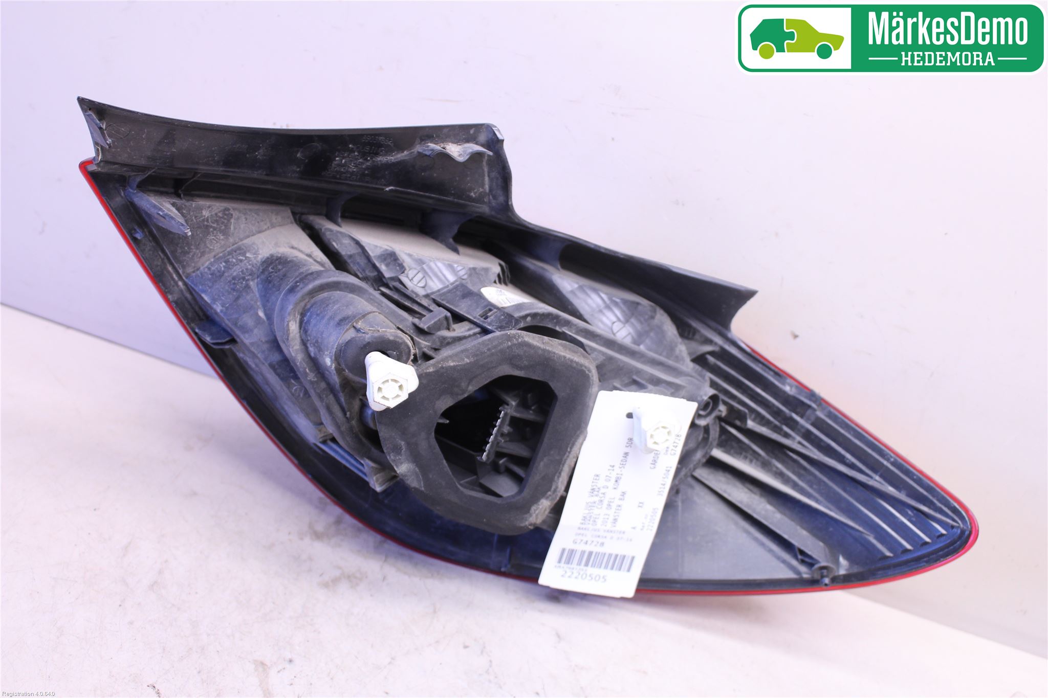 Opel CORSA D 07-14 Bakljus Vänster