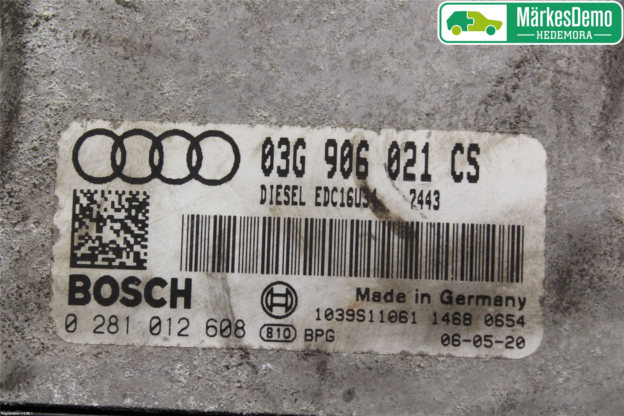 Audi A3/S3 05-13 Styrenhet Insprut Bensin