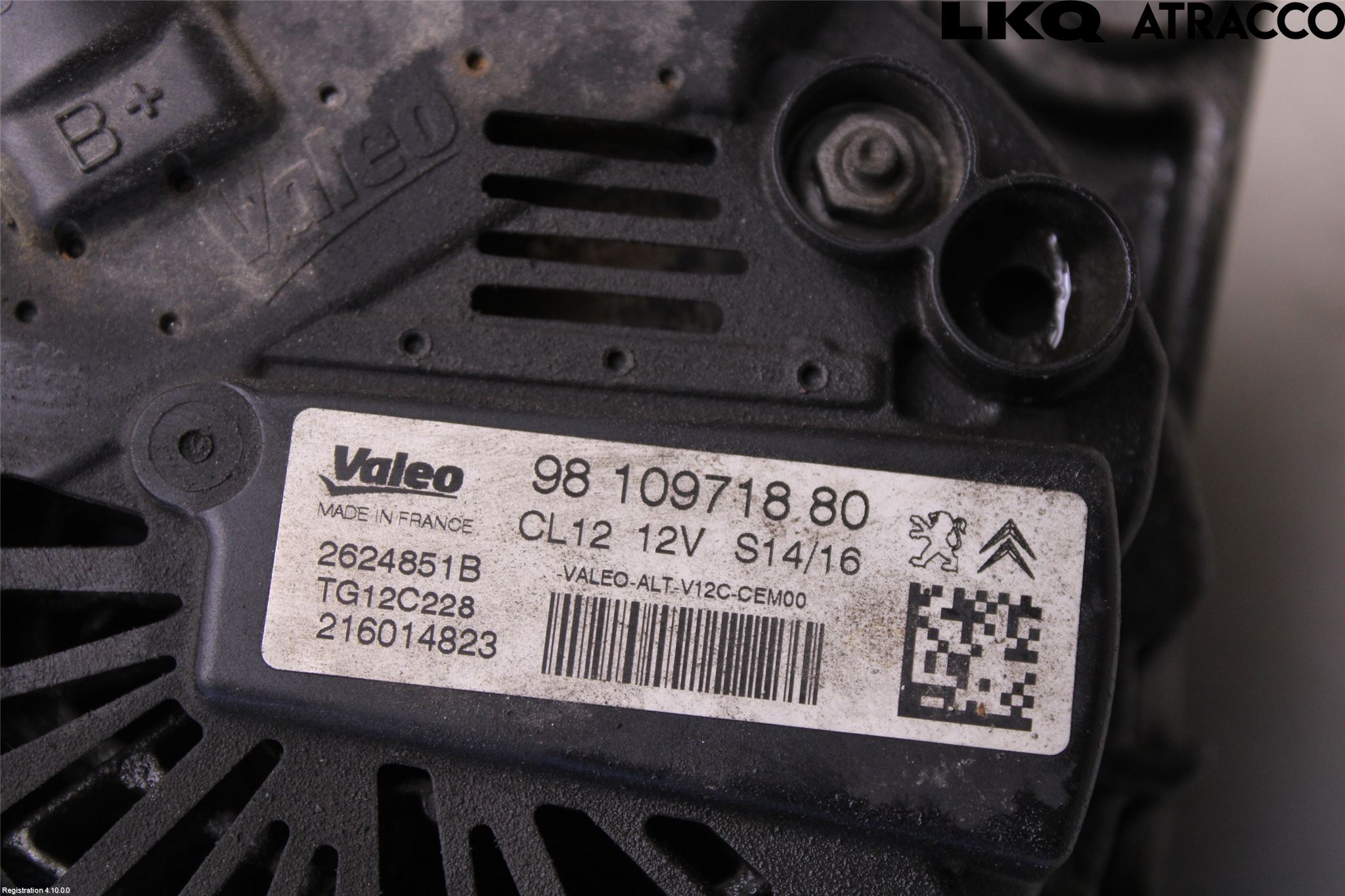 Citroen C4 CACTUS 14-20 Generator