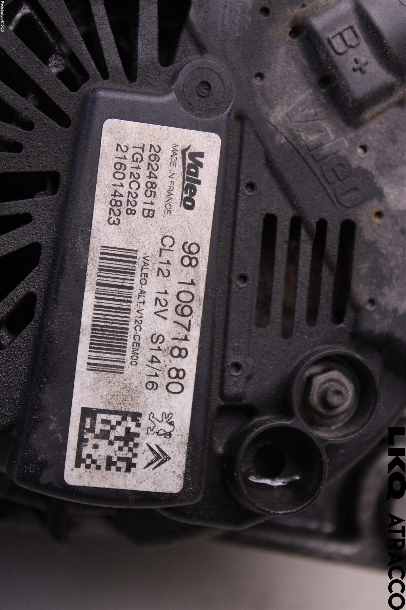 Citroen C4 CACTUS 14-20 Generator