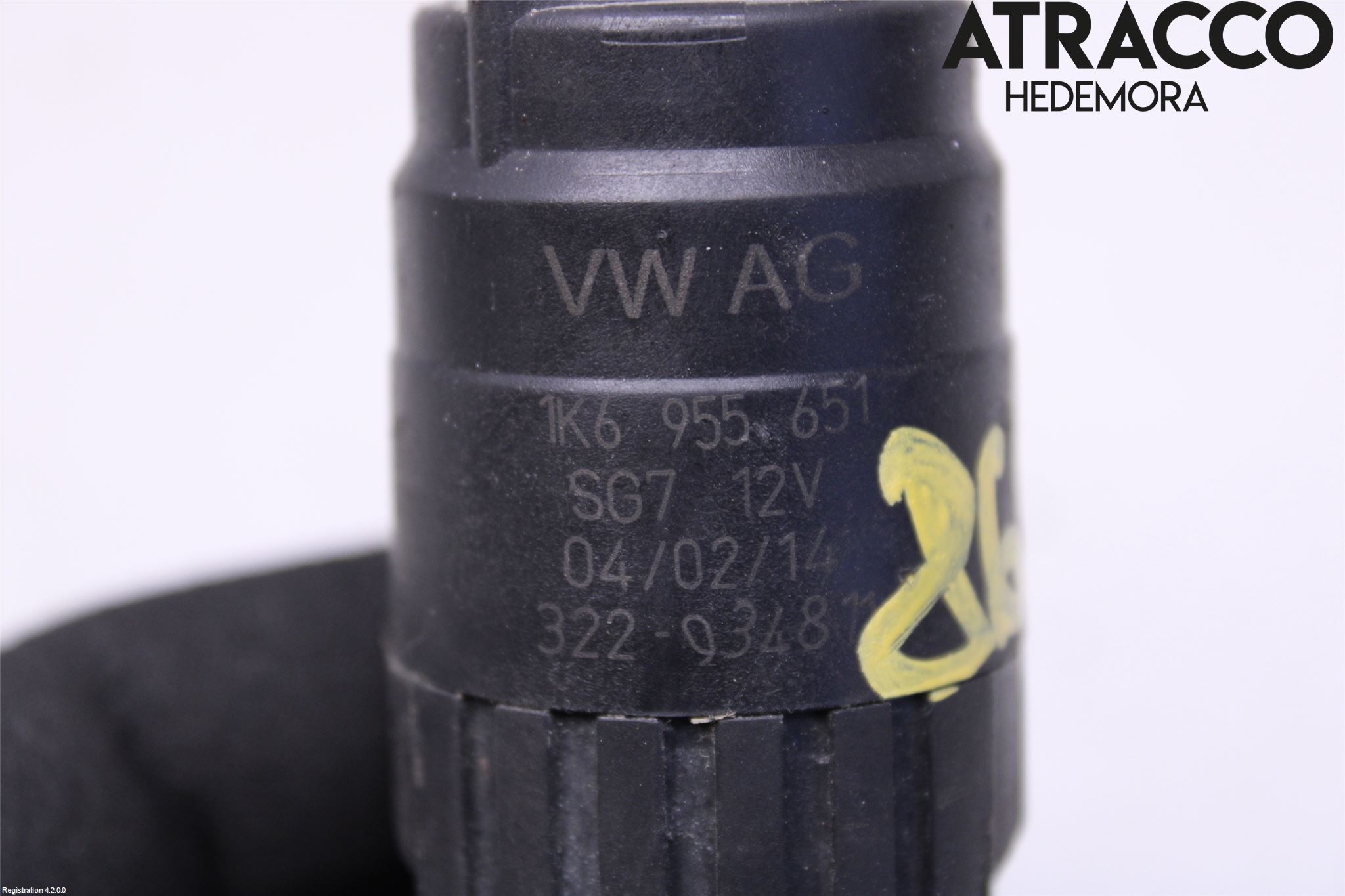 Volkswagen VW GOLF / E-GOLF VII 13-20 Spolarpump Vindruta