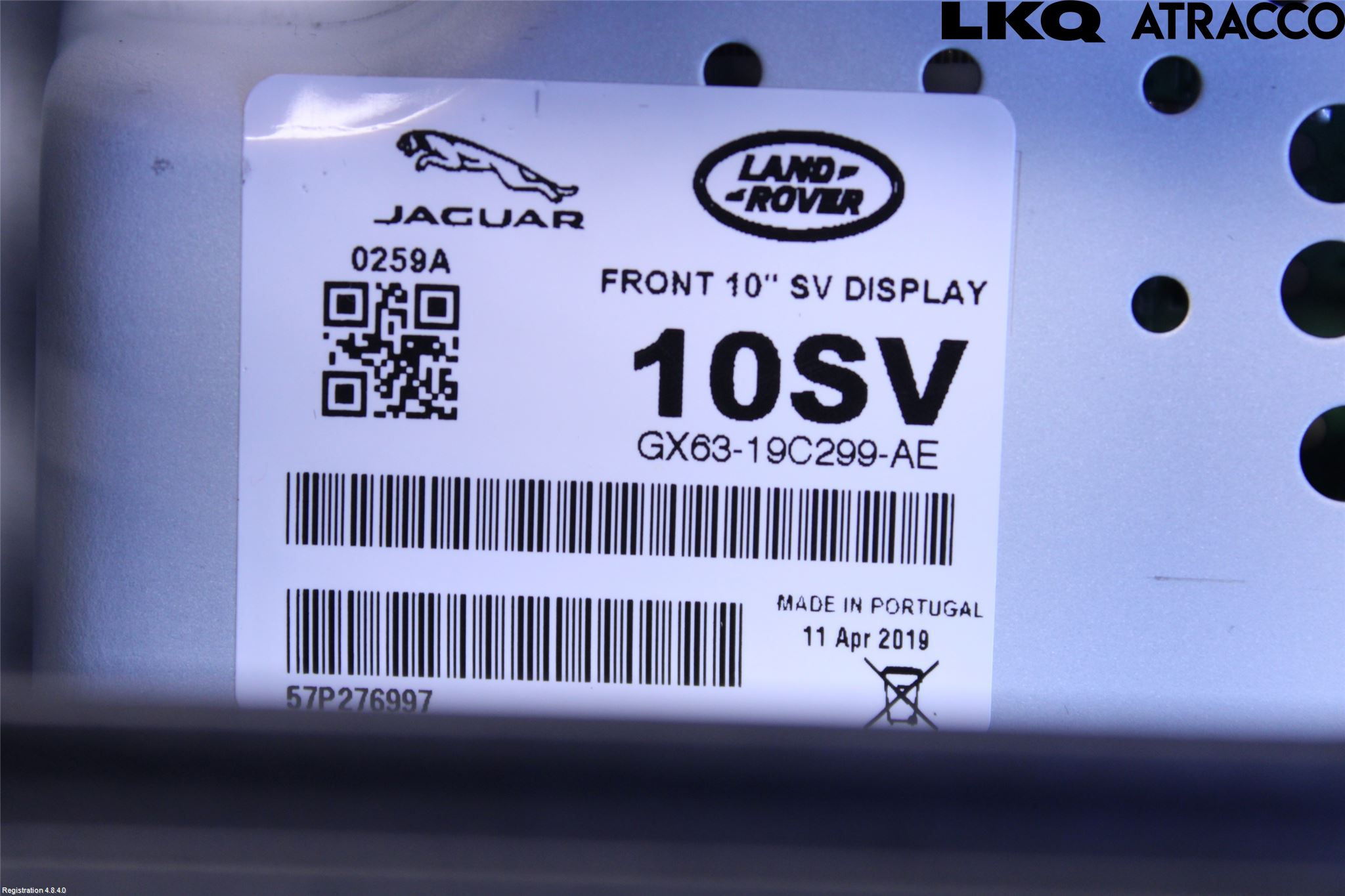 Jaguar E-PACE 17- Multifunktionsdisplay