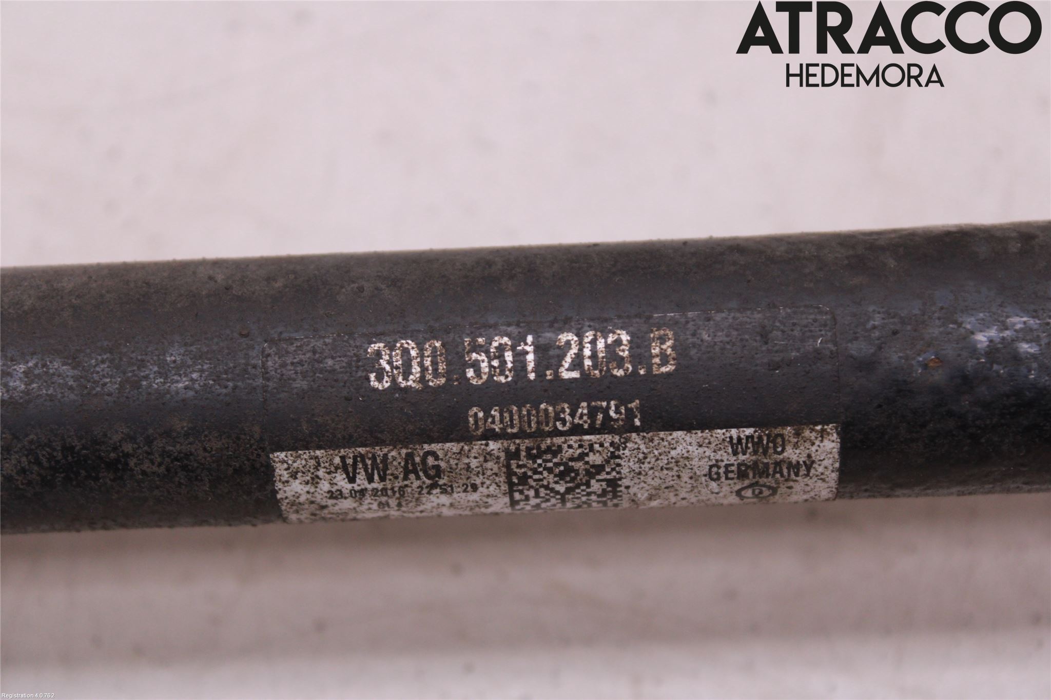 Volkswagen VW TIGUAN 16-24 Drivaxel Bak Vänster