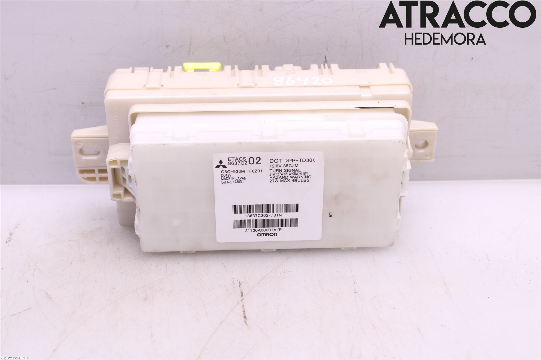 Mitsubishi SPACE STAR 13- Säkringsdosa-Elcentral