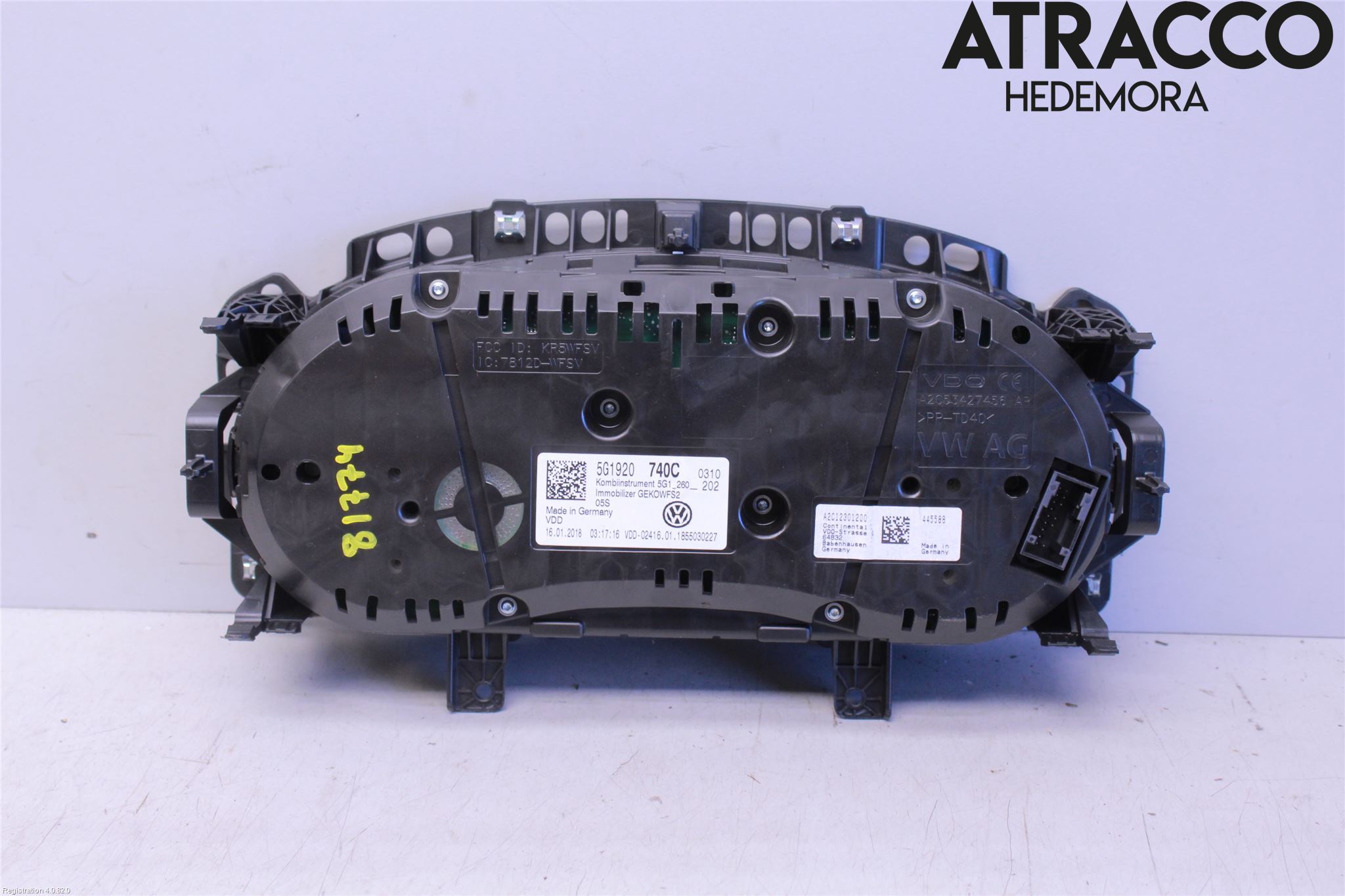 Volkswagen VW GOLF / E-GOLF VII 13-20 Instrument Komb
