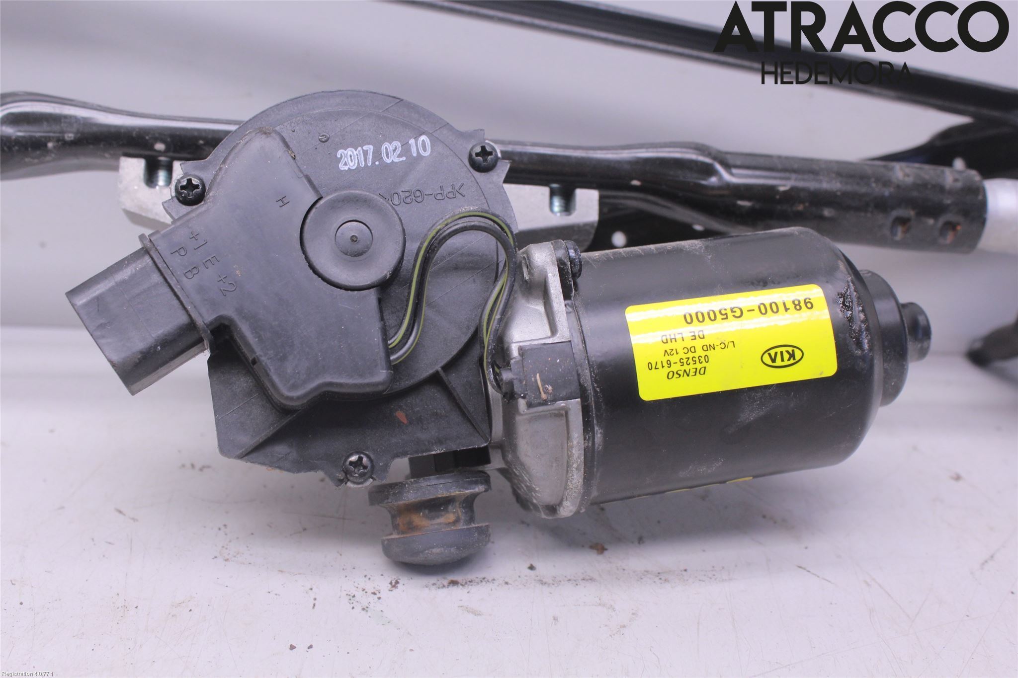 Kia NIRO (DE) 17-22 Torkarmotor Vindruta