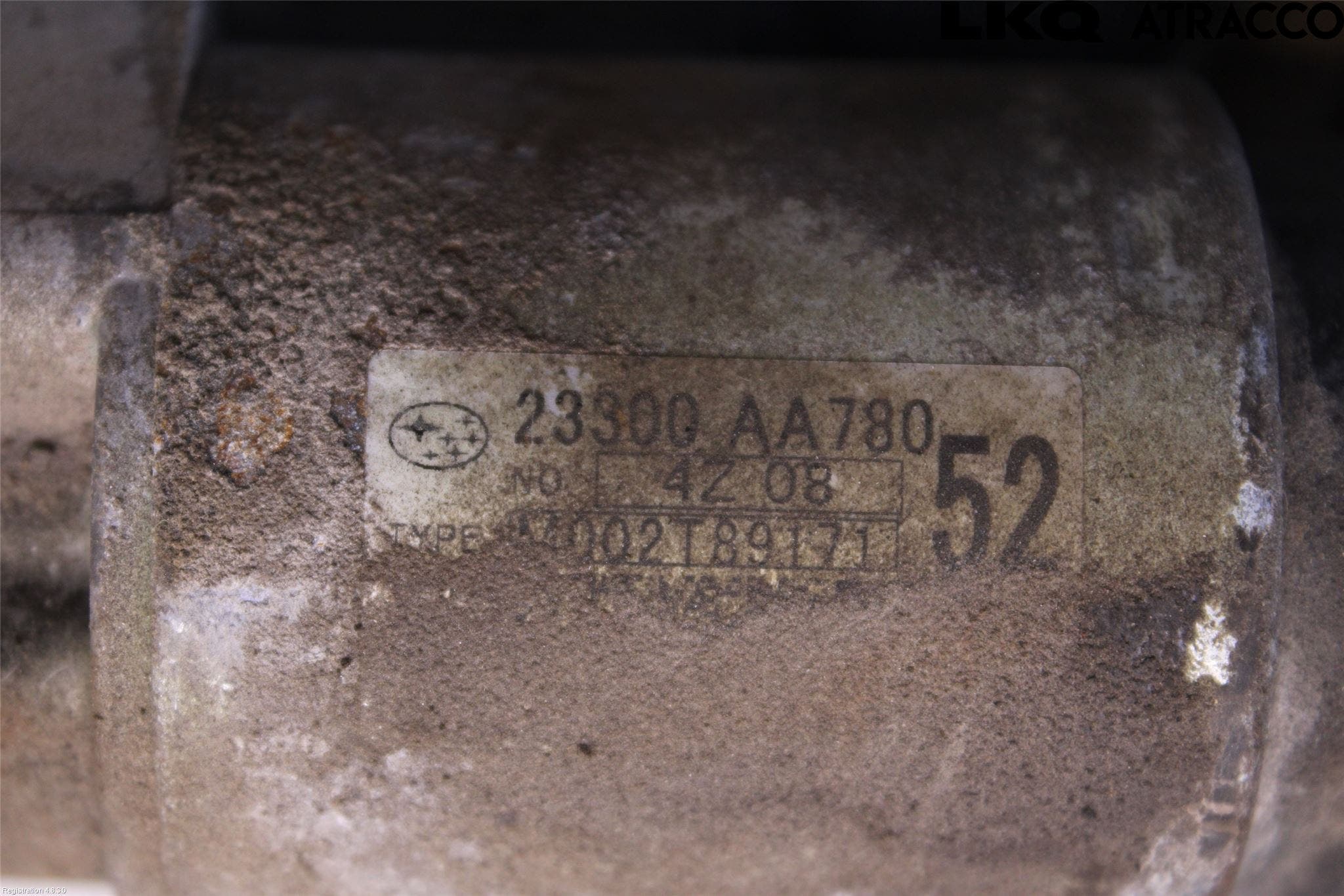 Subaru OUTBACK 15-20 Startmotor Diesel