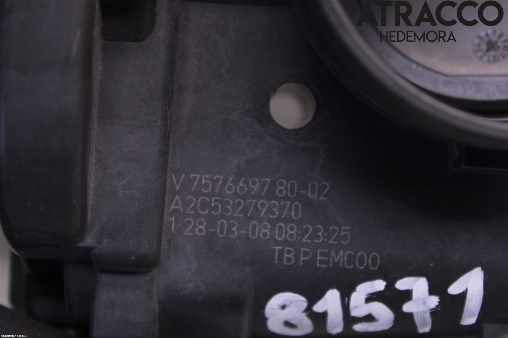 Peugeot 207 Injspjällhus