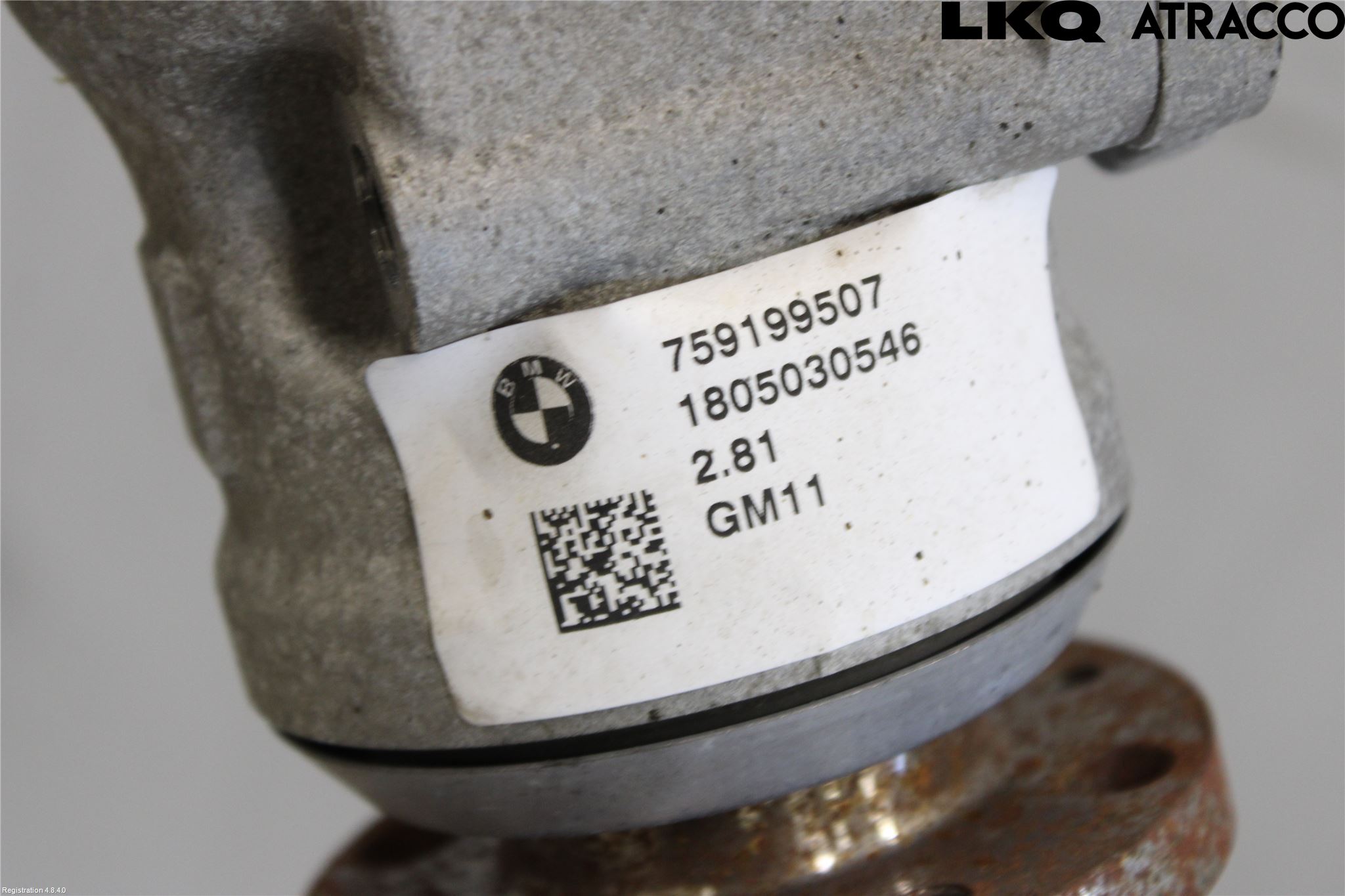 BMW 3 F30/F31/F80 12-19 Framvagn Diffrential