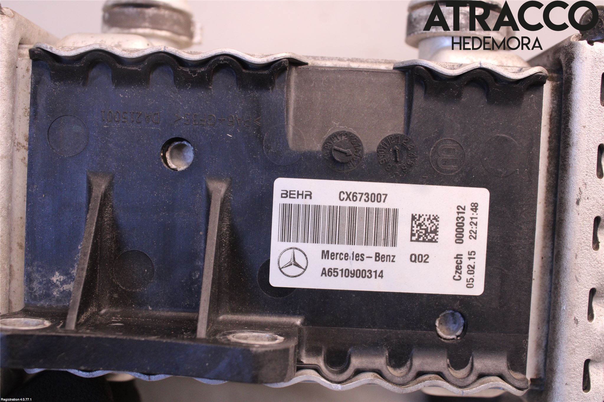 Mercedes-Benz MB C-KLASS (W205) 14-21 Laddluft-Intercooler Kyl