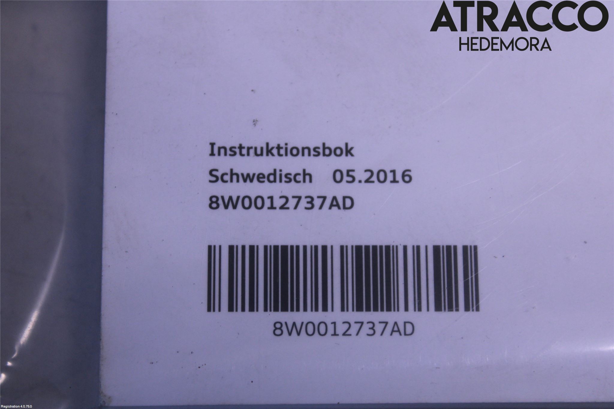 Audi A4/S4 B9 16-19 Instruktionsbok