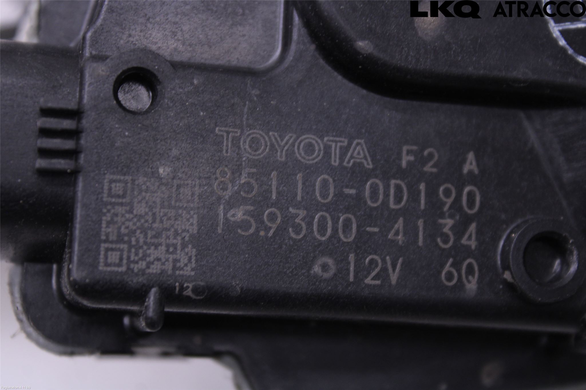 Toyota YARIS XP130 12-14 Torkarmotor Vindruta