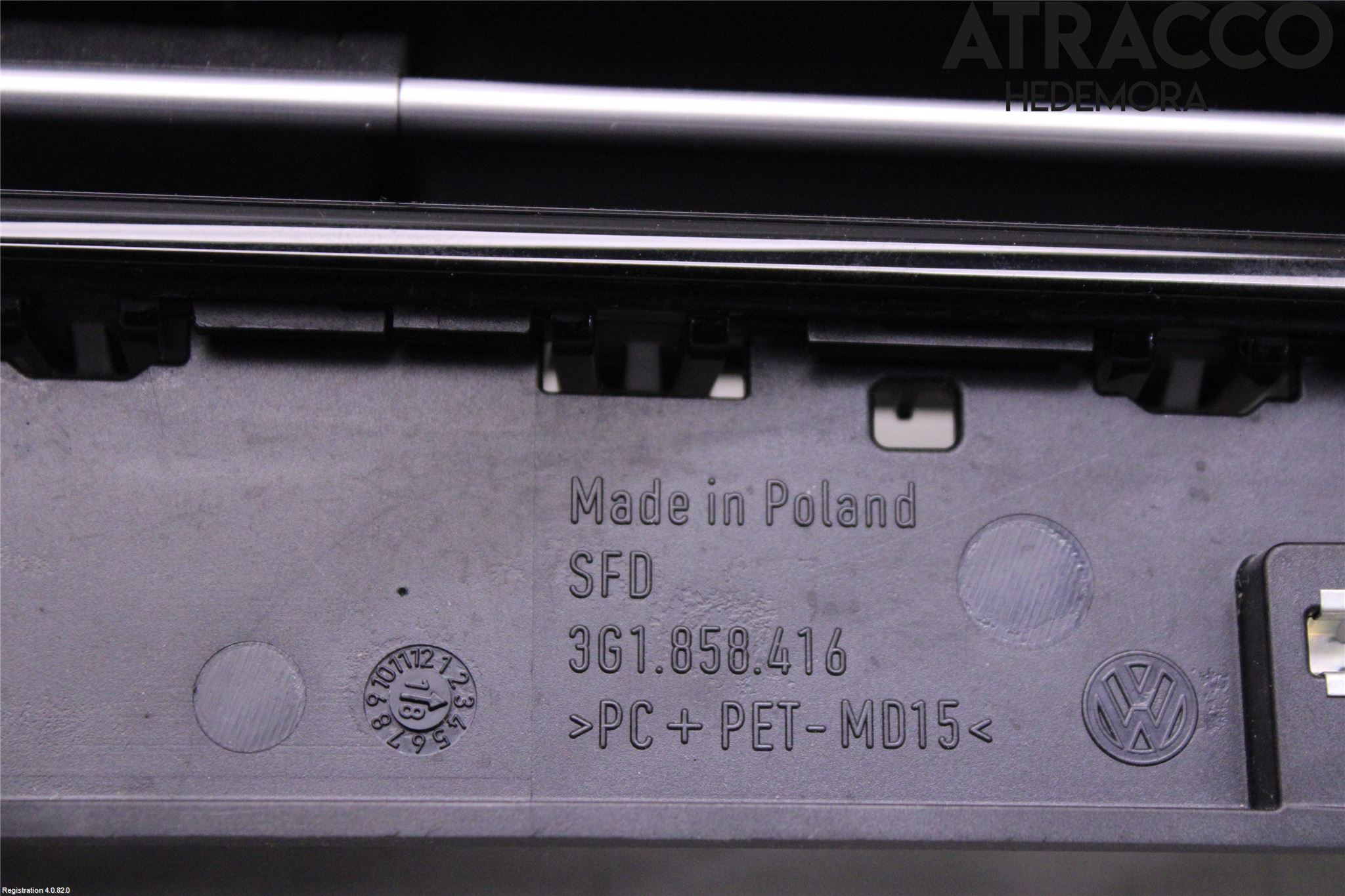 Volkswagen VW PASSAT 15-19 Defrosterkanal-Munstycke