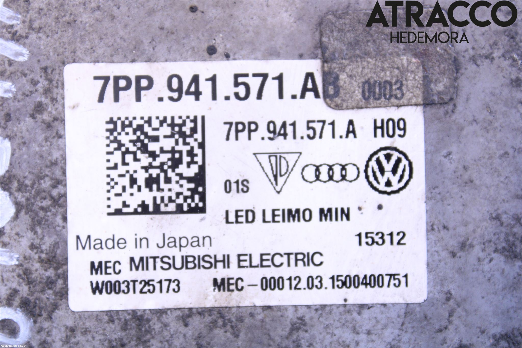 Volkswagen VW PASSAT 15-19 Styrenhet Strålkastare