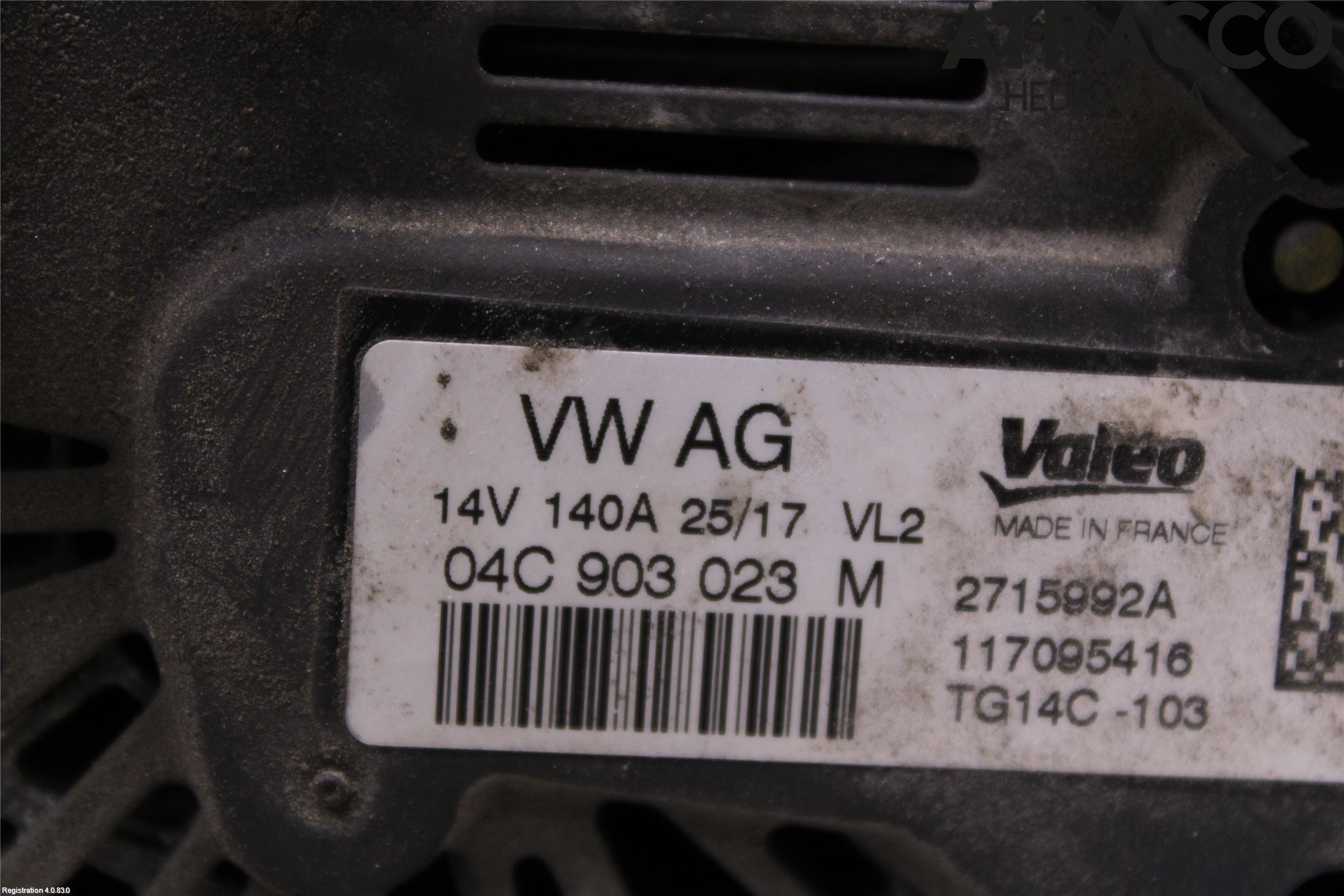 Volkswagen VW GOLF SPORTSVAN 15-20 Generator