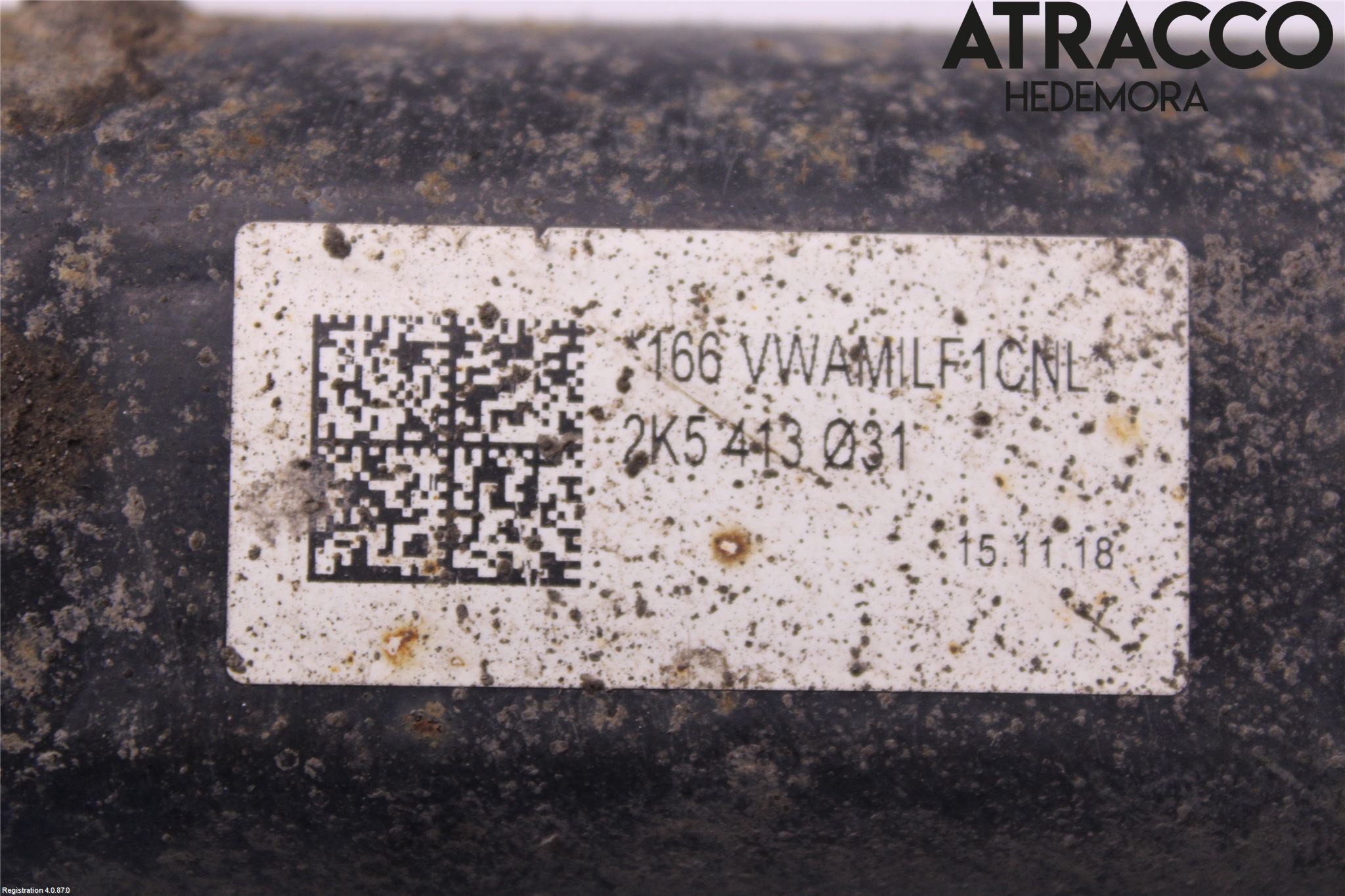 Volkswagen VW CADDY 16-20 Fjäderben Fram Vänster