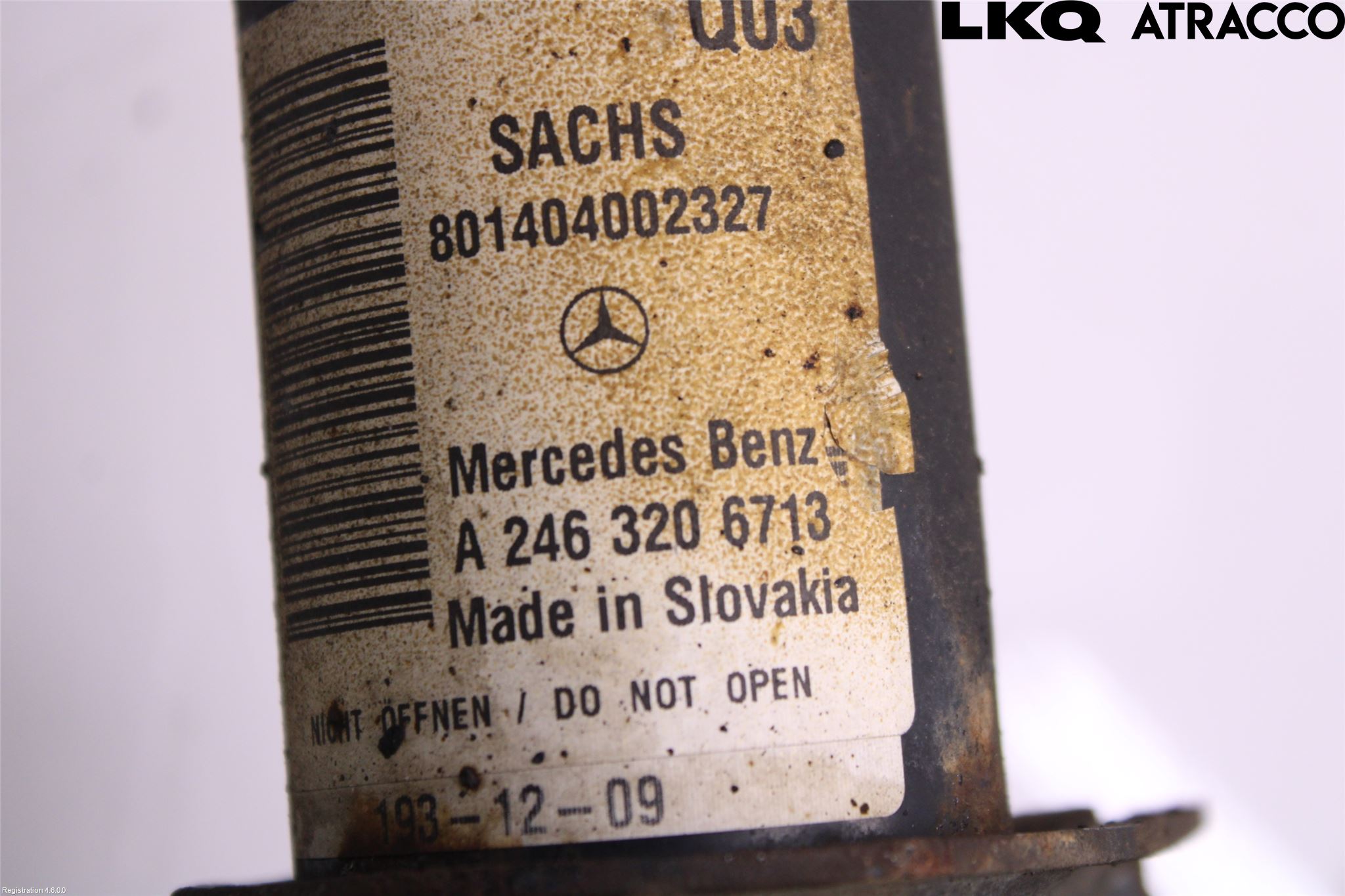 Mercedes-Benz MB B-KLASS (W246/W242) 12-19 Fjäderben Fram Vänster