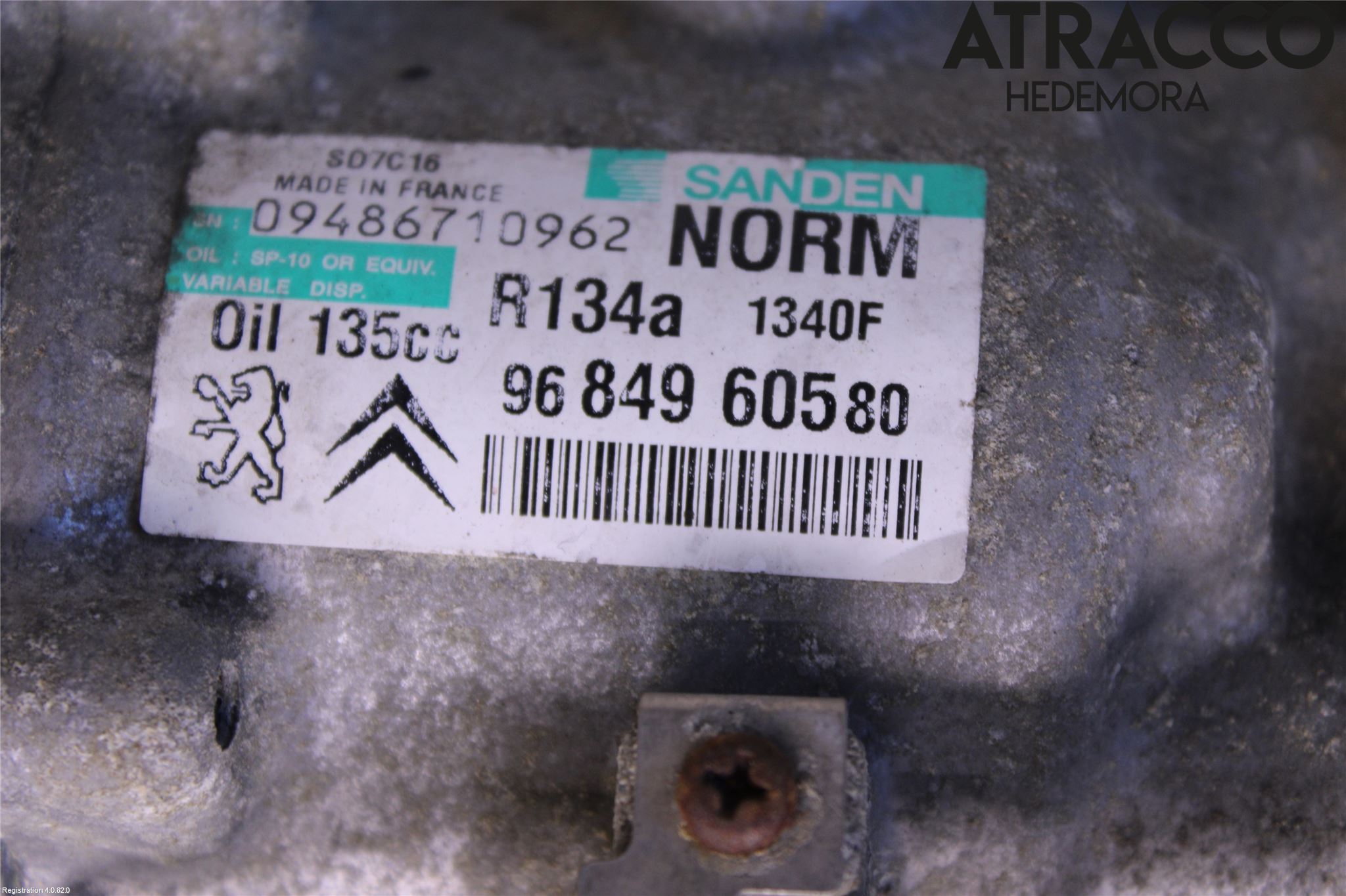 Citroen C4 GRAND PICASSO 07-13 Ac Kompressor