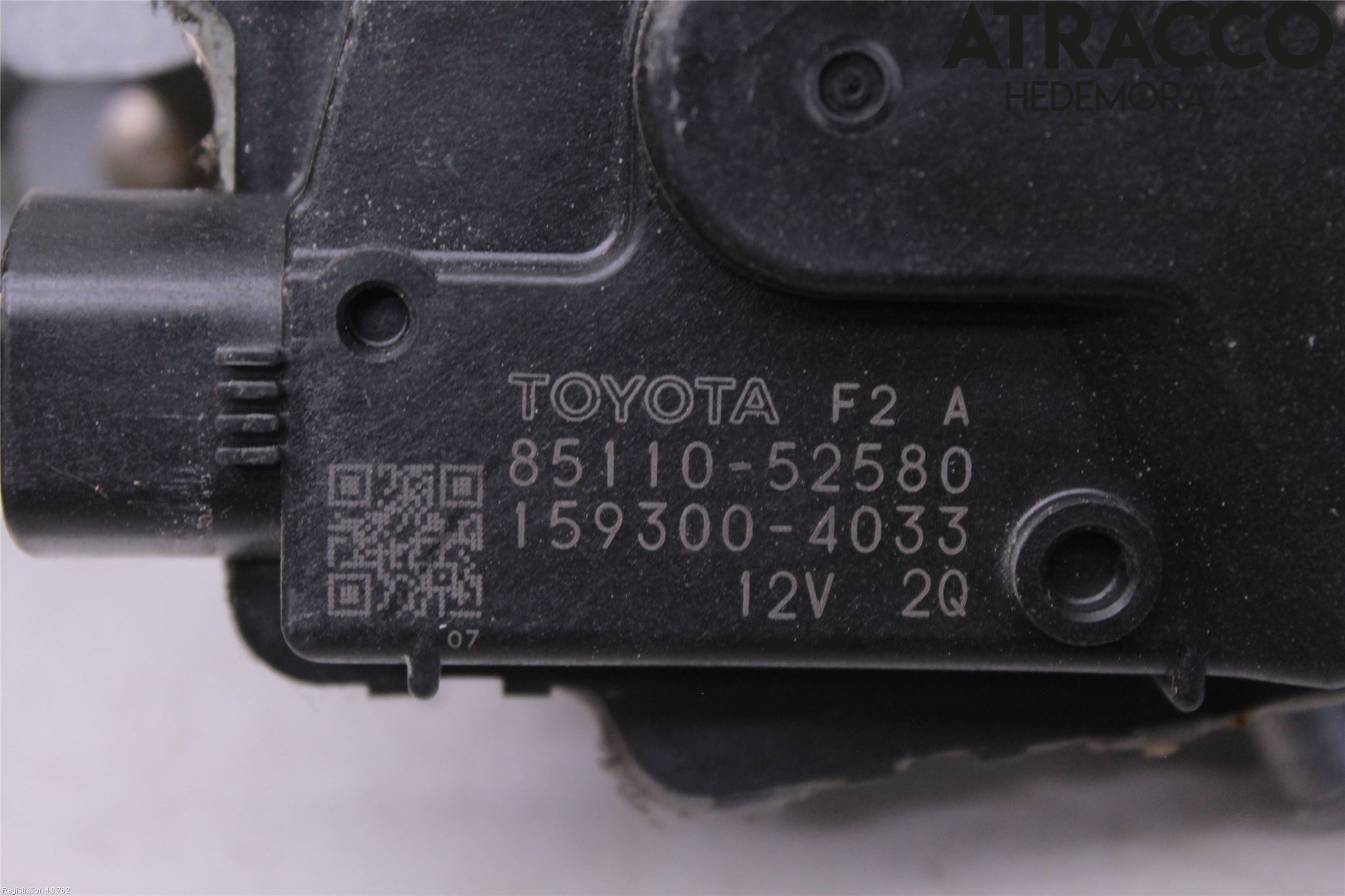 Toyota VERSO-S 11-16 Torkarmotor Vindruta