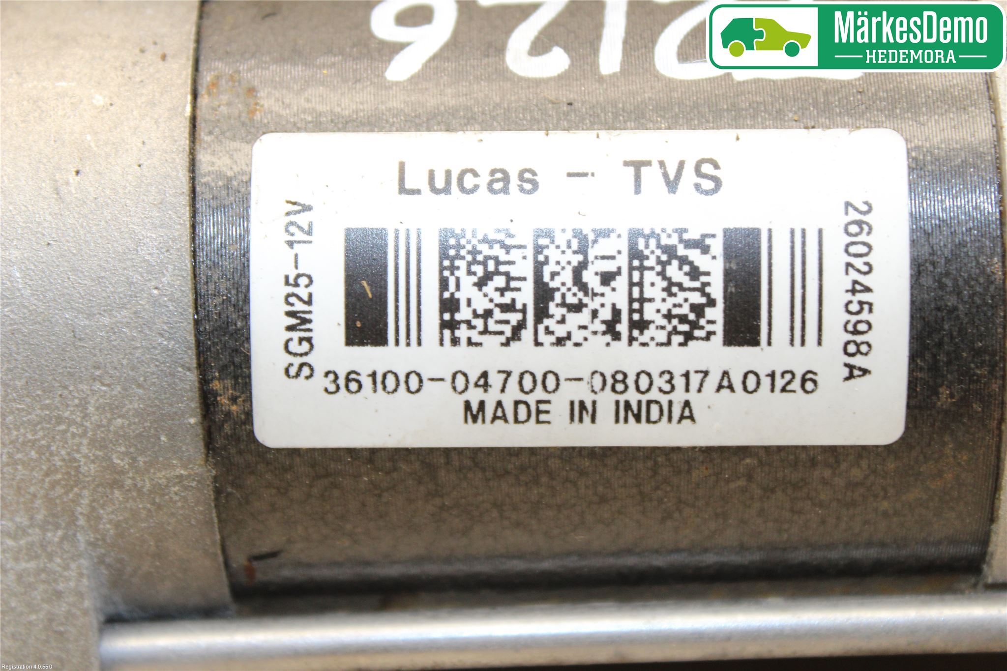 Hyundai i10 BA 17-20 Startmotor