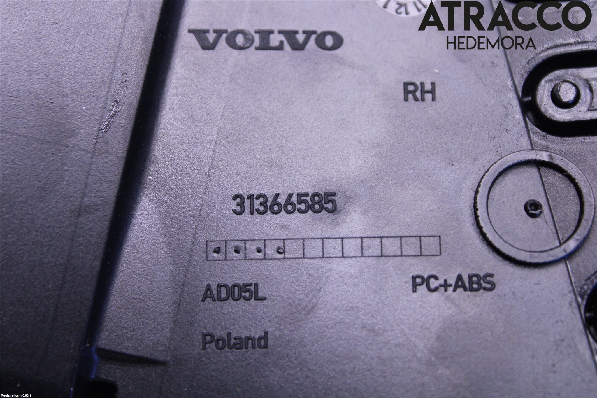 Volvo S90 17->> Defrosterkanal-Munstycke