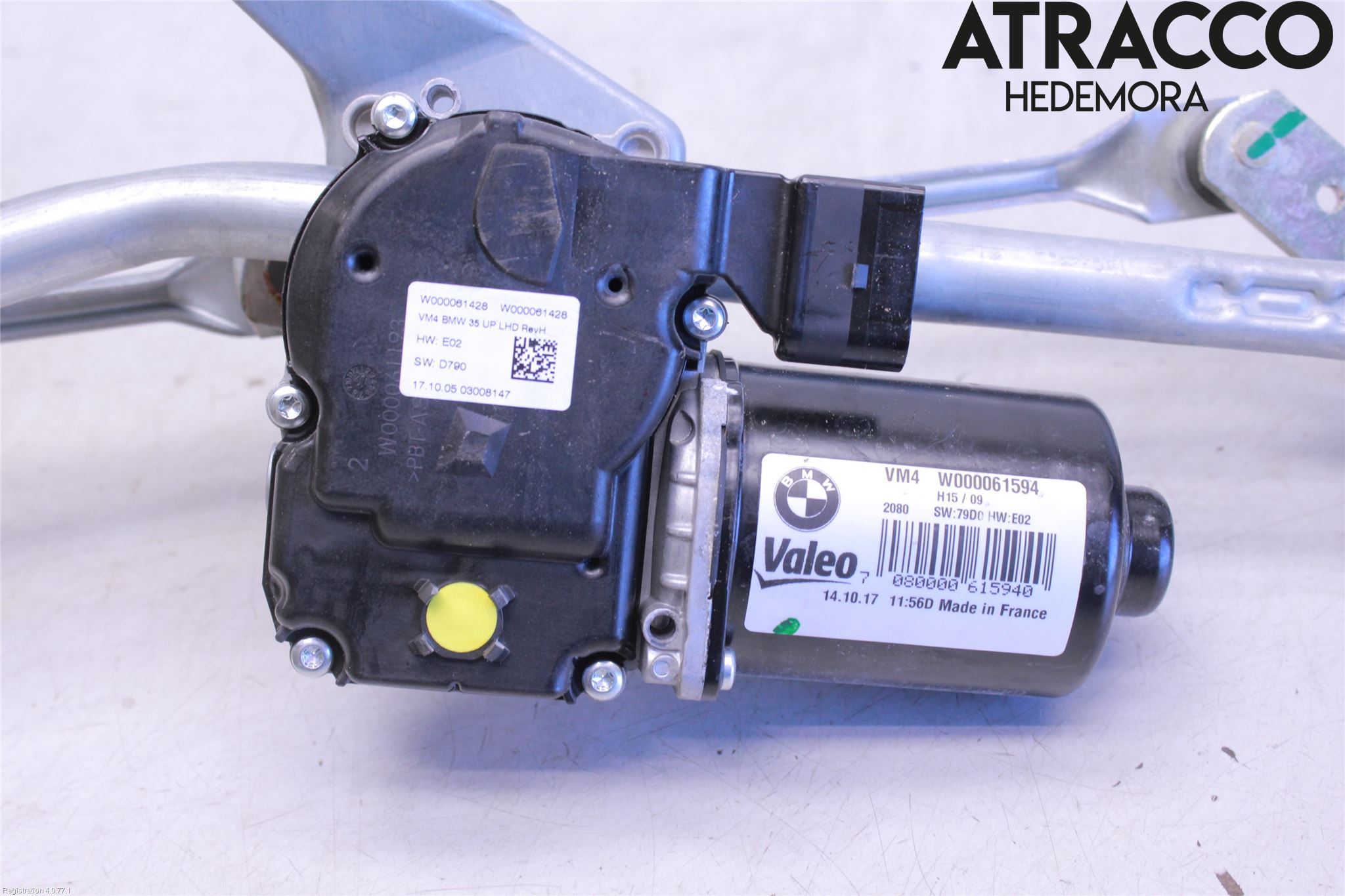 BMW 5 G30/G31/F90 17-23 Torkarmotor Vindruta