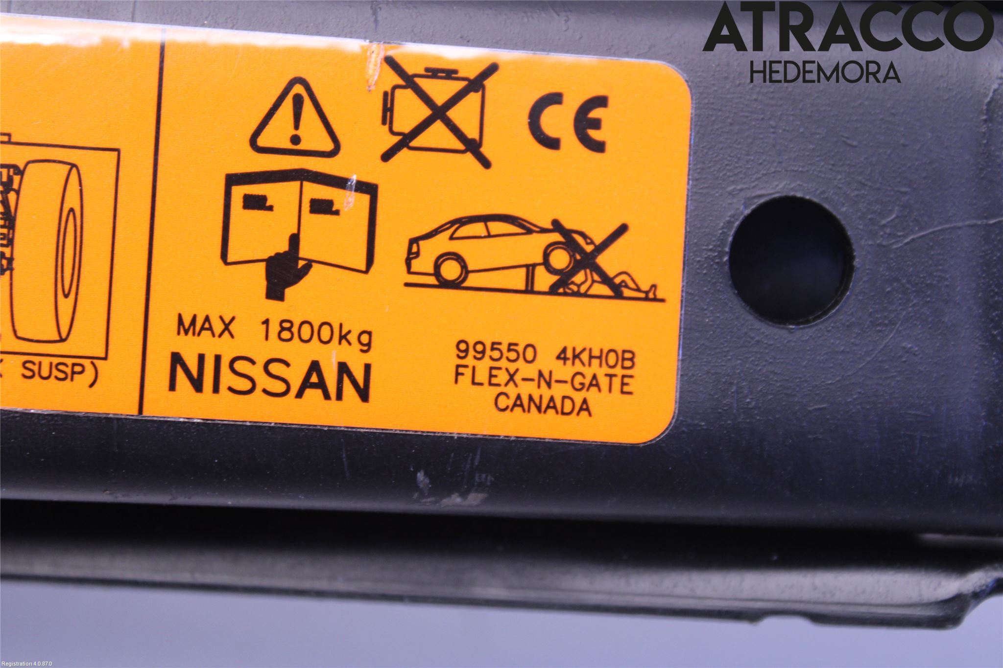 Nissan NAVARA, TREK-1 17-21 Domkraft