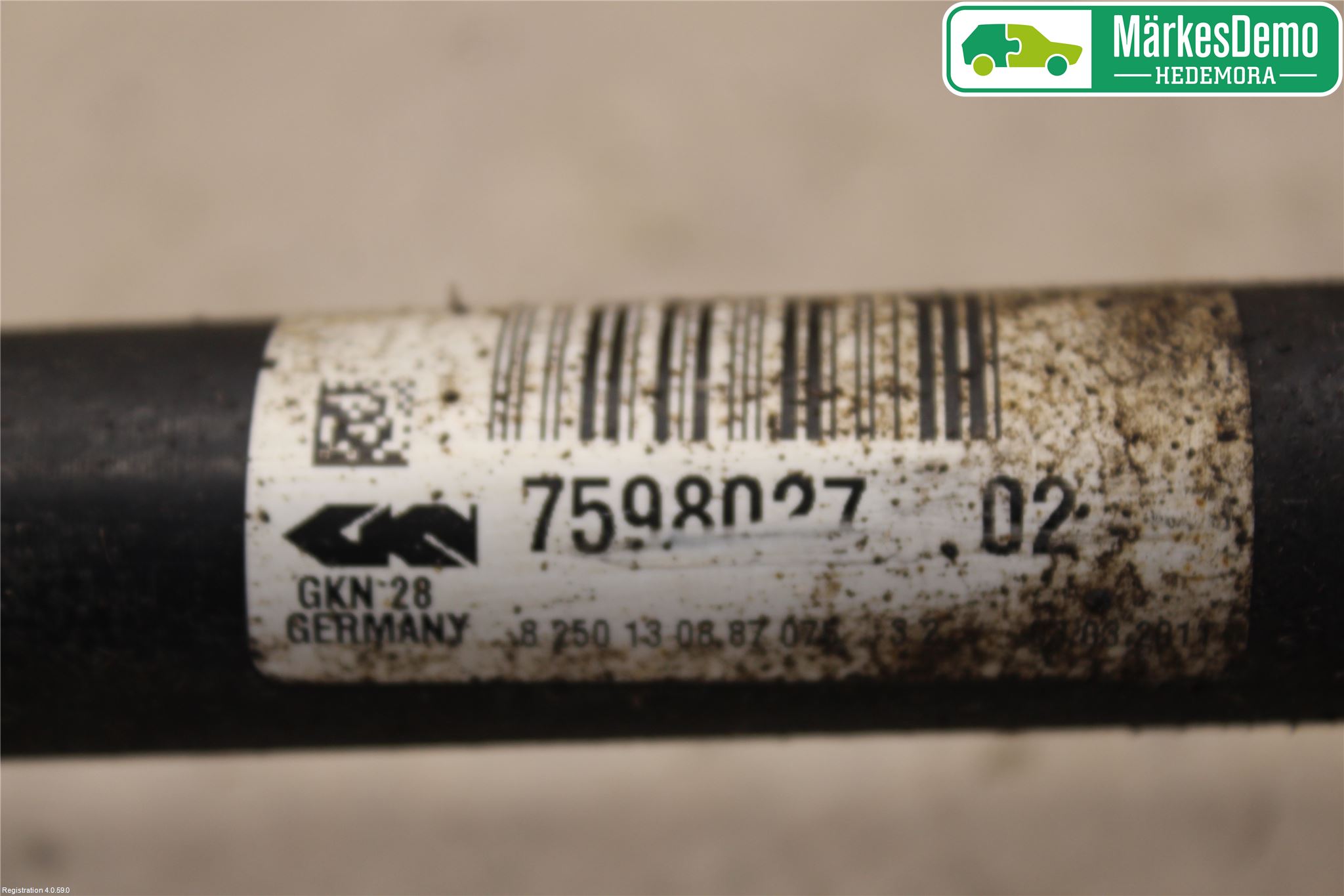 BMW X3 F25 10-17 Drivaxel Fram Vänster