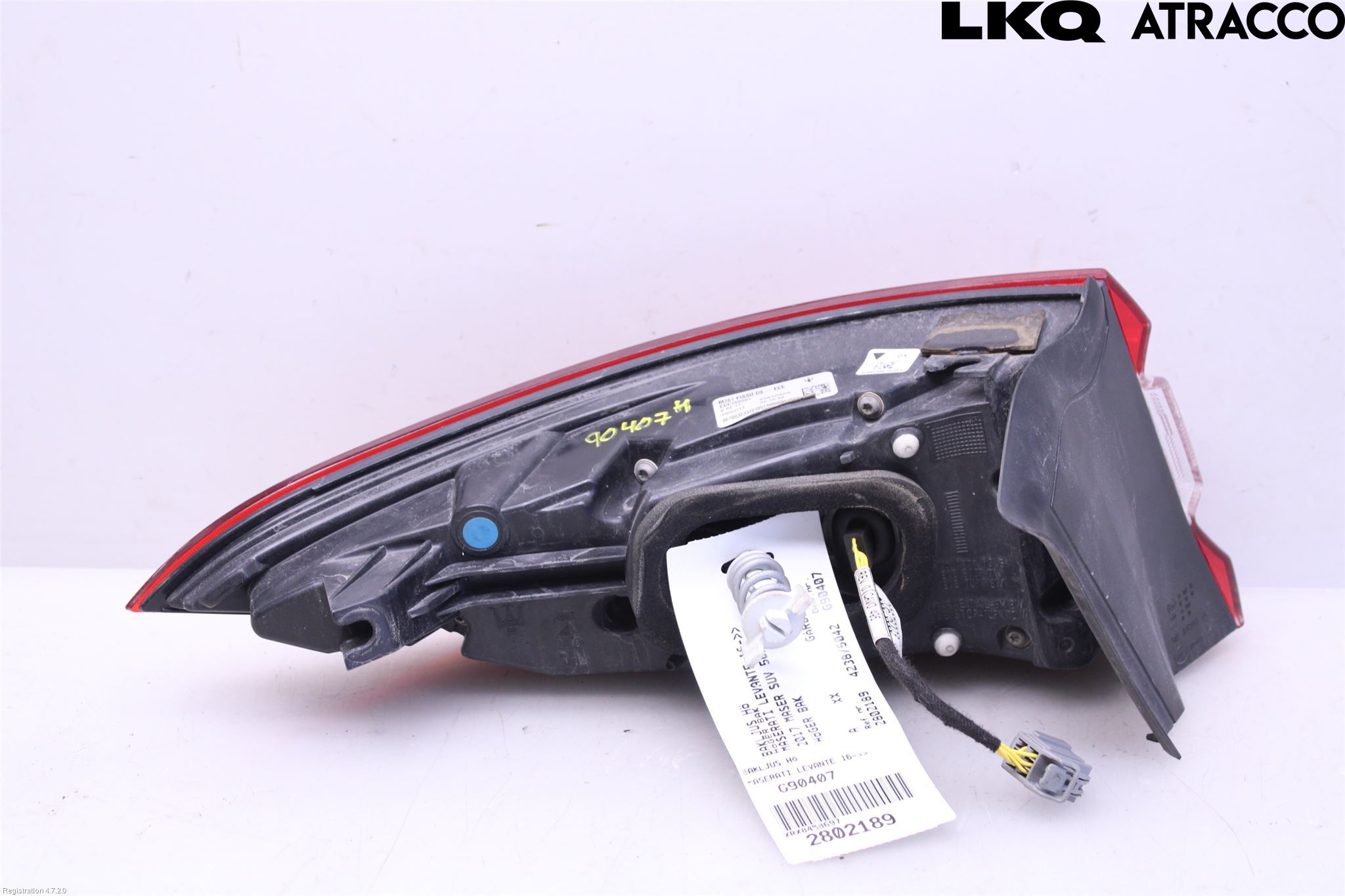 Maserati LEVANTE 16- Bakljus Höger