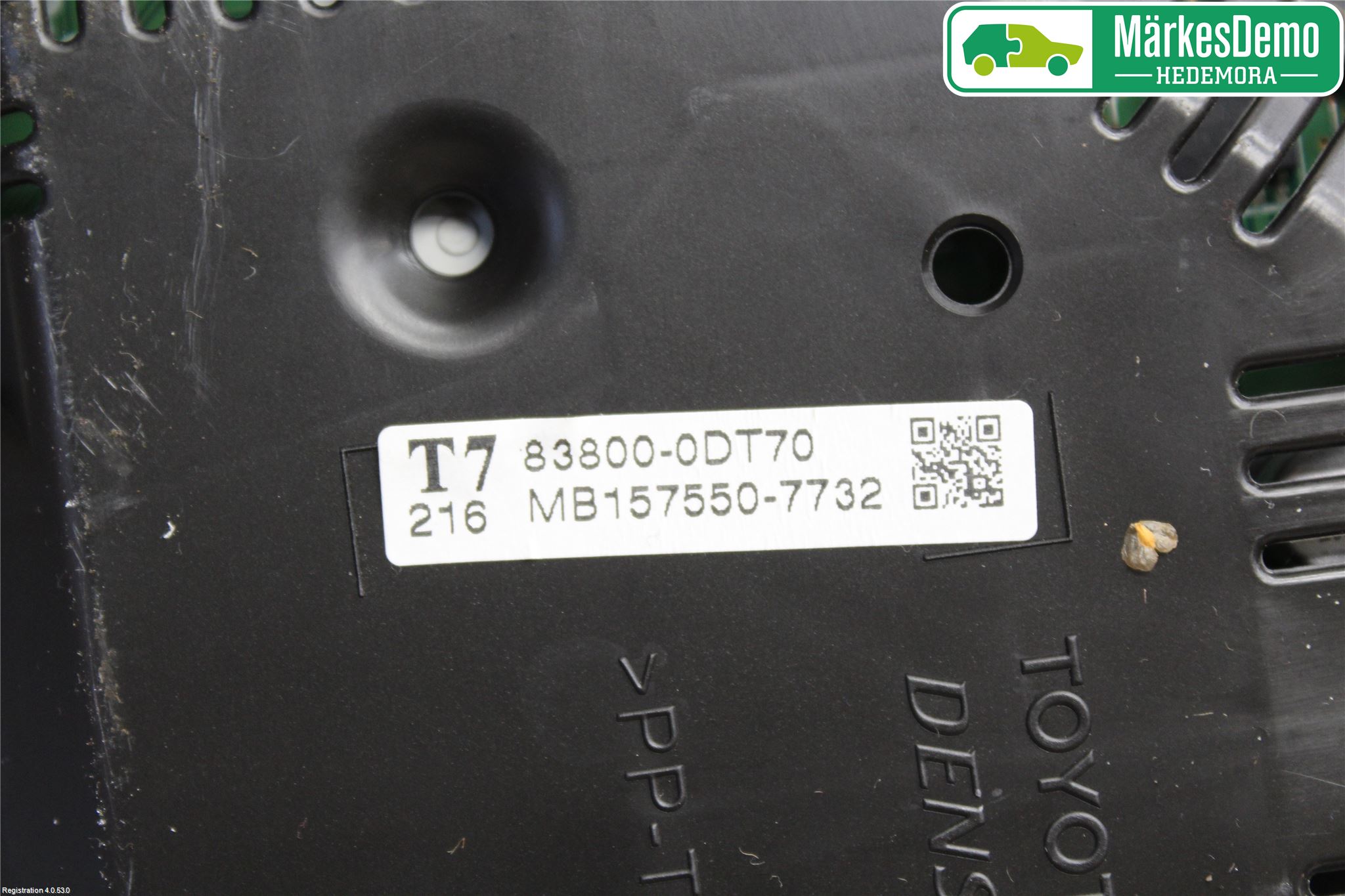 Toyota YARIS XP130 12-14 Instrument Komb