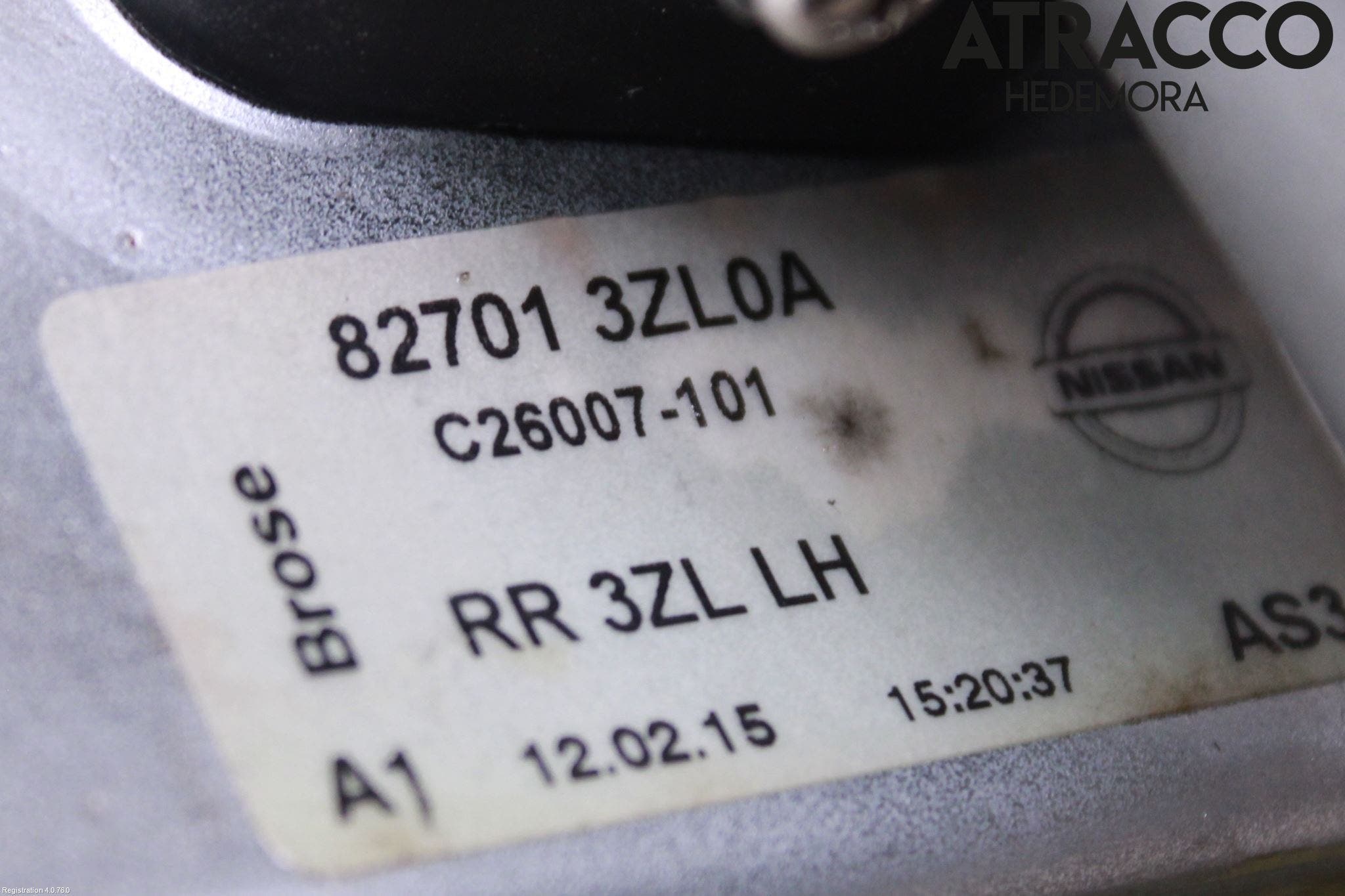 Nissan PULSAR Fönsterhiss El Kompl