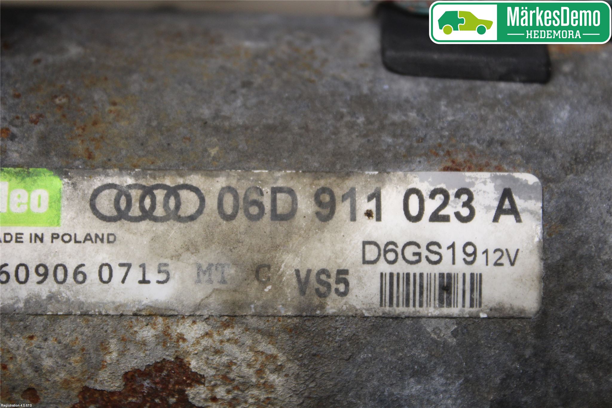 Audi A4/S4 05-07 Startmotor