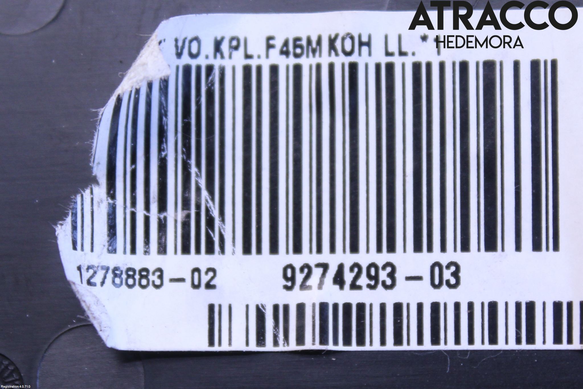 BMW 2 F45 Active Tourer 14-21 Instrumentbräda Förvaringsfack